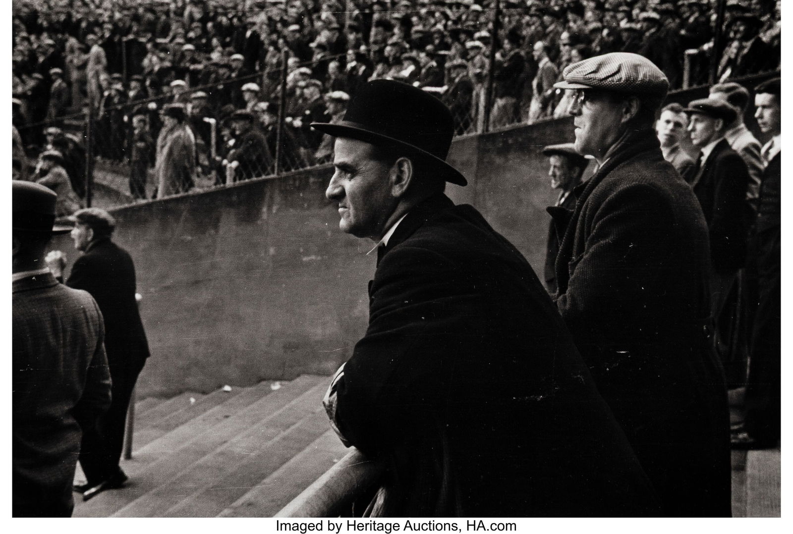 John Humphrey Spender (British, 1910-2005) Bolto: John Humphrey Spender (British, 1910-2005) Bolton, Lanes (Worktown), Football Spectator, For Mass Observation, 1937 Gelatin silver print, printe