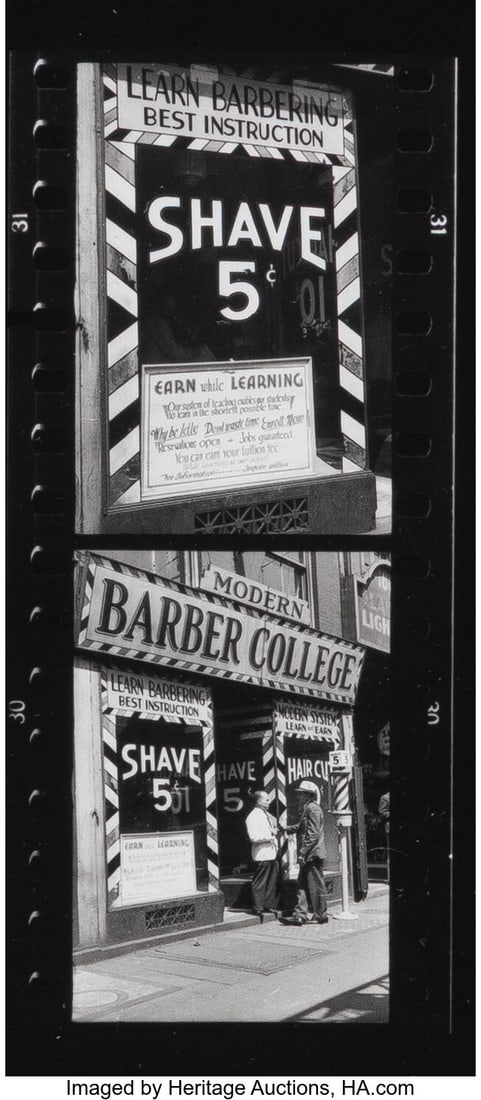 Alexander Bing (American, 1878-1959) Barber Coll (1 of 3)