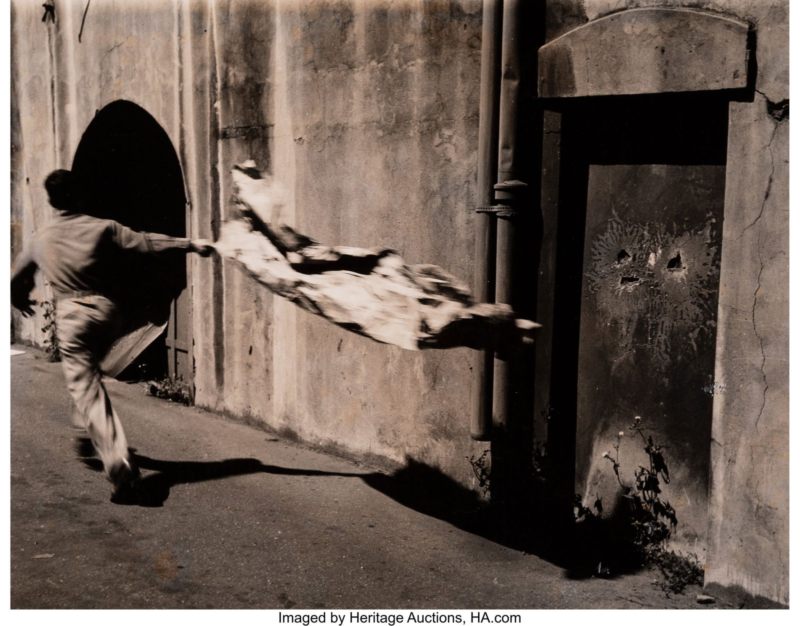 Minor White (American, 1908-1976) Man, Sheet, an (1 of 3)