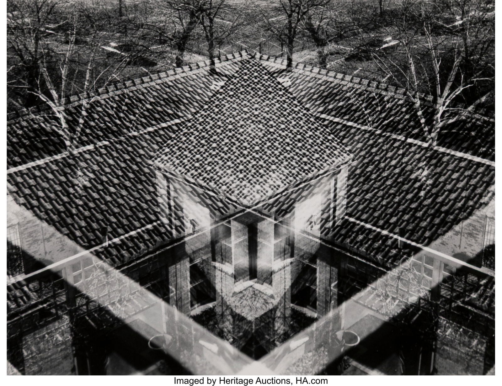 Lotte Jacobi (American, 1896-1990) Group of 5 ph: Lotte Jacobi (American, 1896-1990) Group of 5 photographs, 1970s-1980s Gelatin silver prints on postcard 5-1/2 x 3-1/2 inches (14.0 x 8.9 cm) &lpa