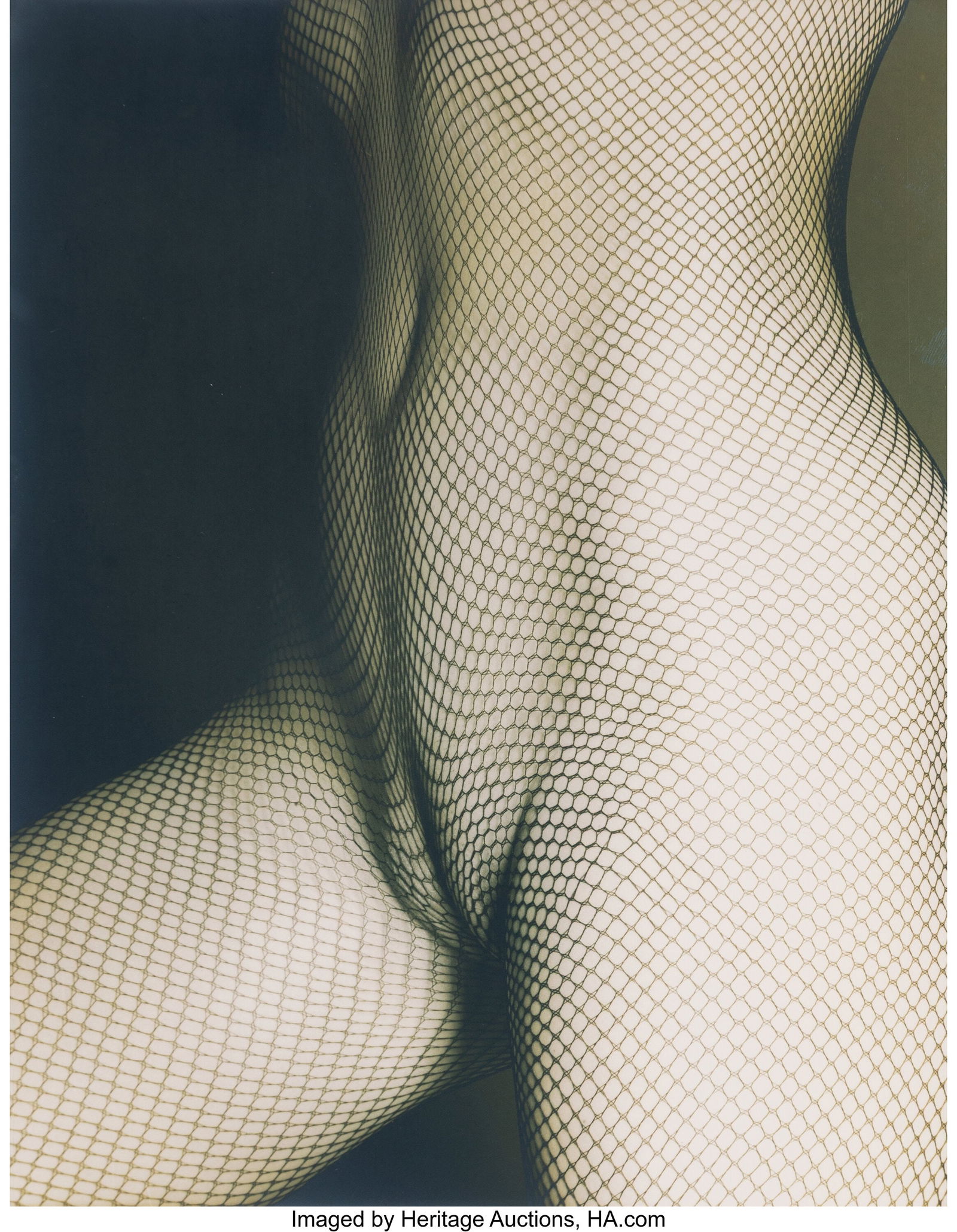 Günter Blum (German, 1949-1997) Nude with Mesh: Günter Blum (German, 1949-1997) Nude with Mesh (Facing Left), 1993 Gelatin silver print 9-1/2 x 7-1/2 inches (24.1 x 19.1 cm) &lpar