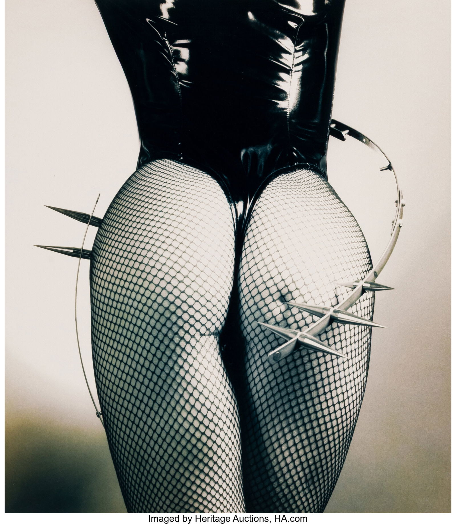 Günter Blum (German, 1949-1997) Nude with Spike: Günter Blum (German, 1949-1997) Nude with Spikes, 1992 Toned gelatin silver print 12 x 10-3/8 inches (30.5 x 26.4 cm) (image) 14 x 11-1