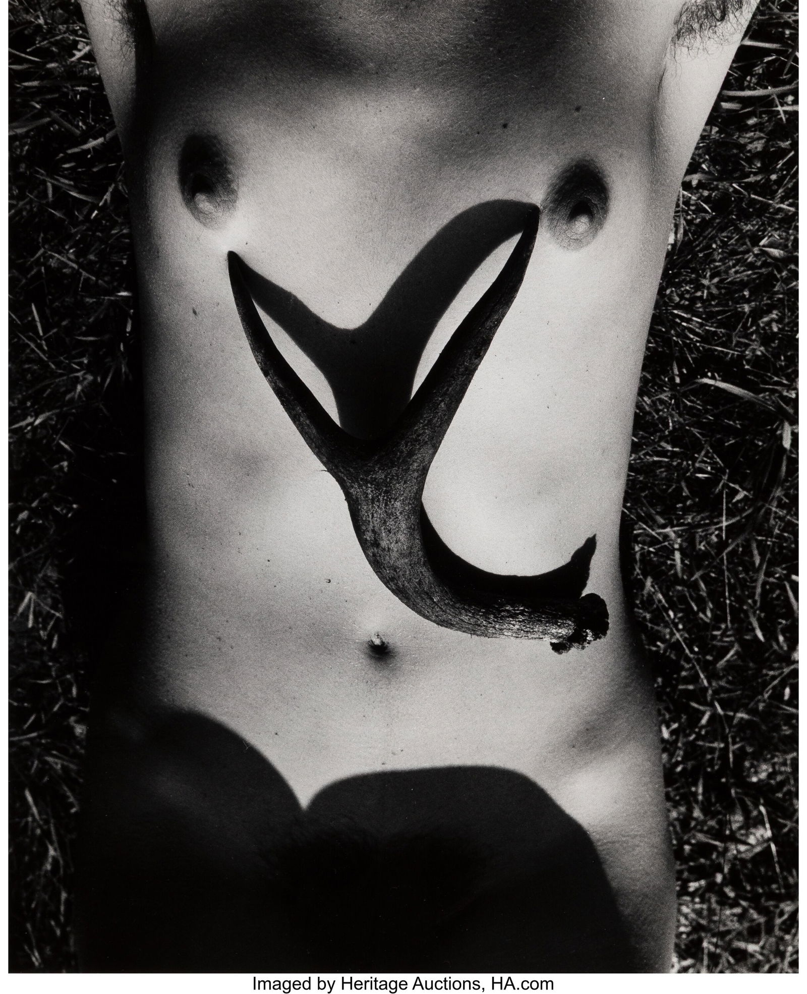 Walter Chappell (American, 1925-2000) Torso and: Walter Chappell (American, 1925-2000) Torso and Horn, circa 1980s Gelatin silver print 12 x 9-3/4 inches (30.5 x 24.8 cm) (image) 14 x 11 in