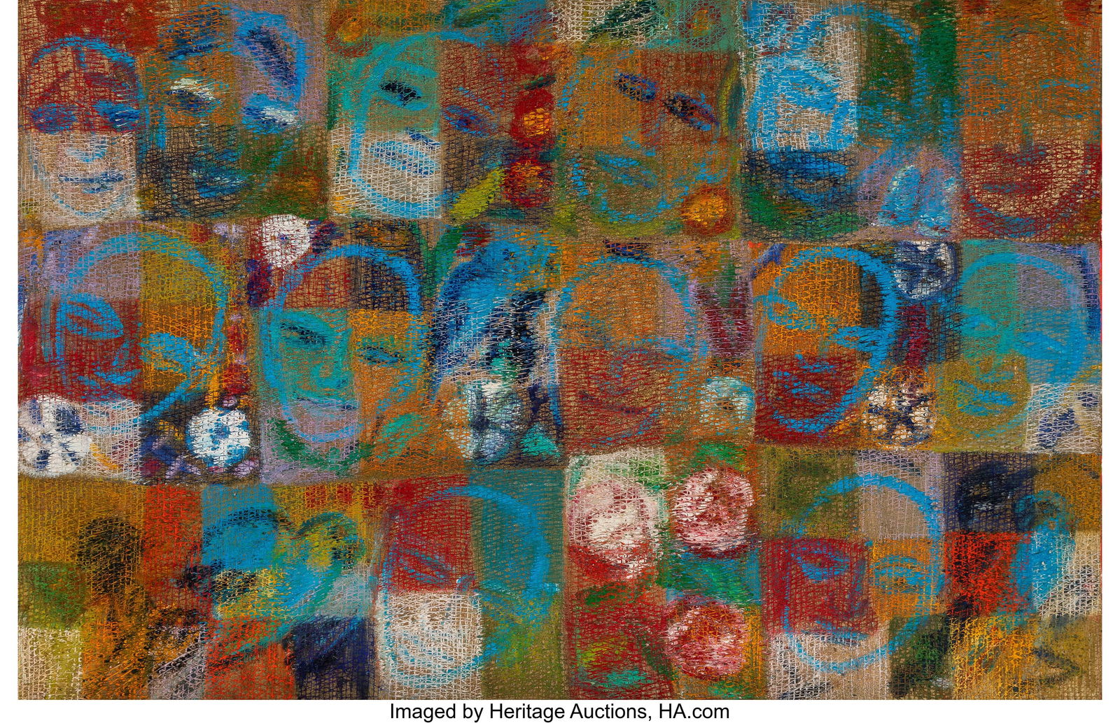 Hunt Slonem (b. 1951) Untitled (7th Veil), 2005 (1 of 3)