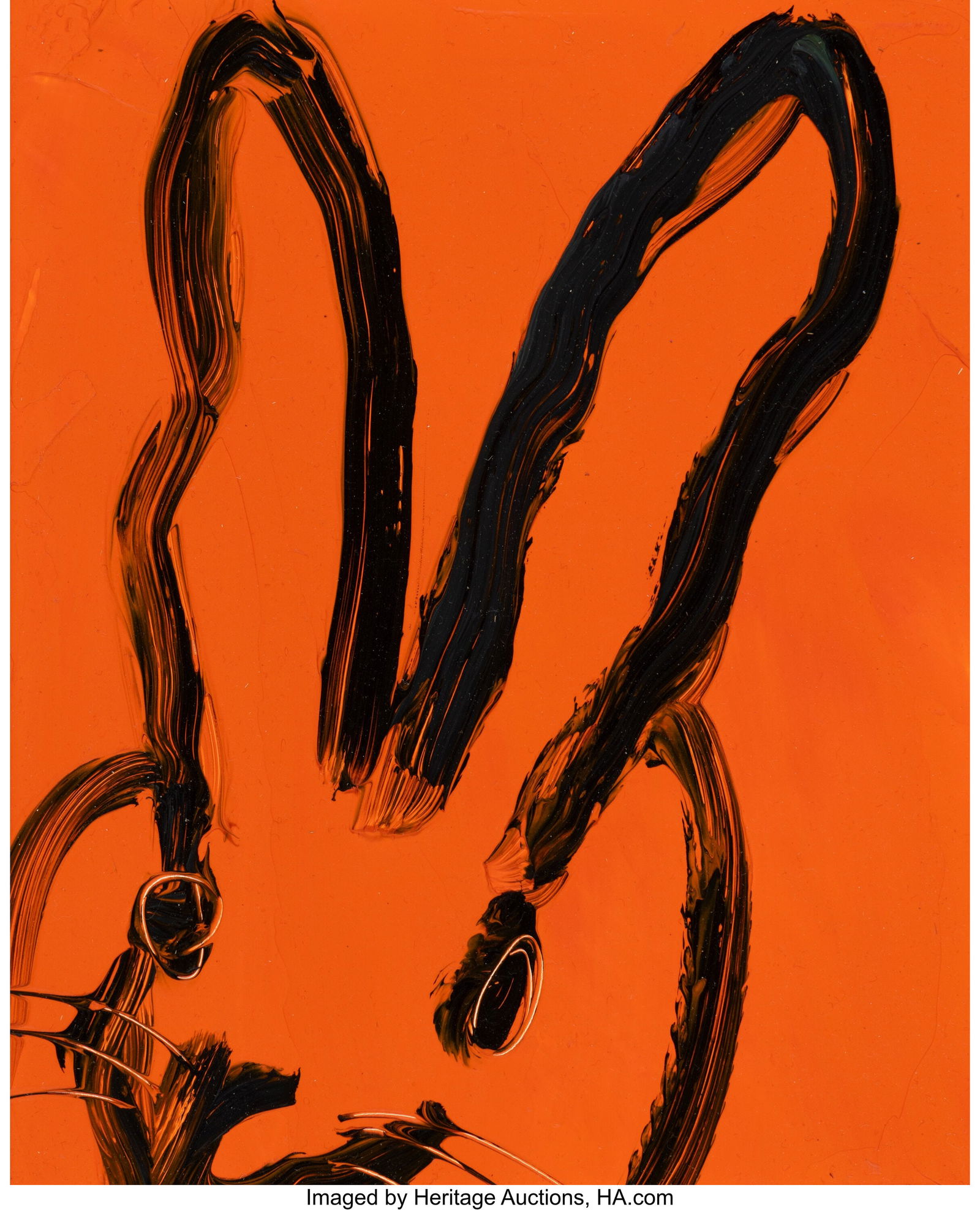 Hunt Slonem (b. 1951) Untitled, 2018 Oil on pane (1 of 3)