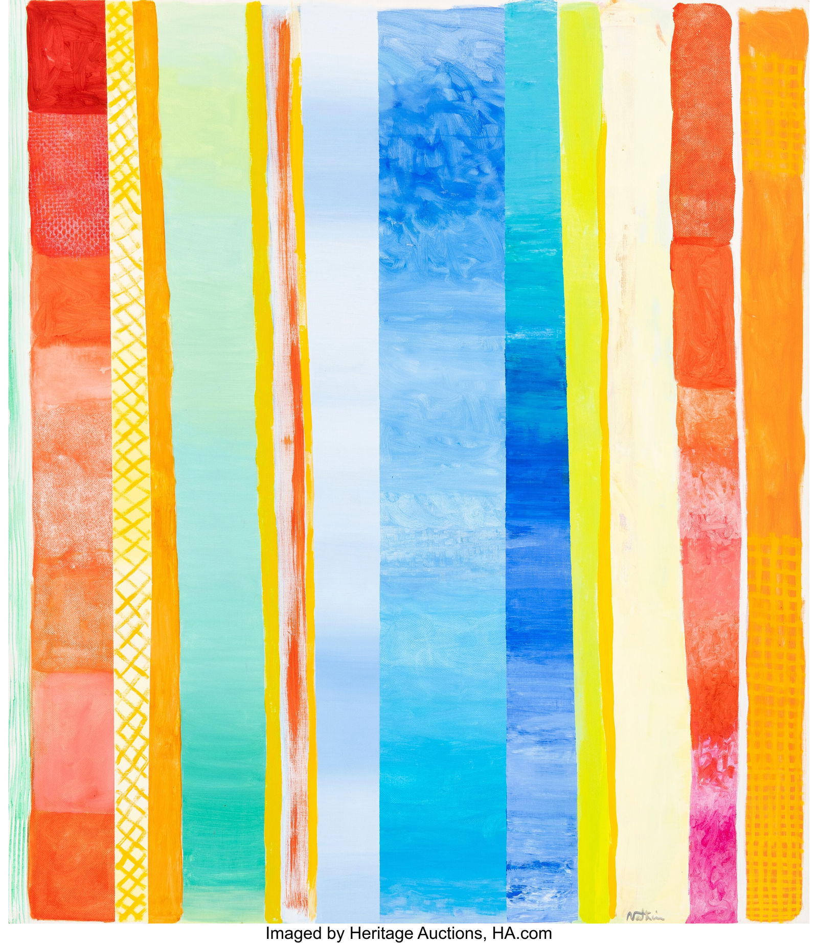 Robert Natkin (1930-2010) Apollo, 1974 Acrylic o (1 of 3)