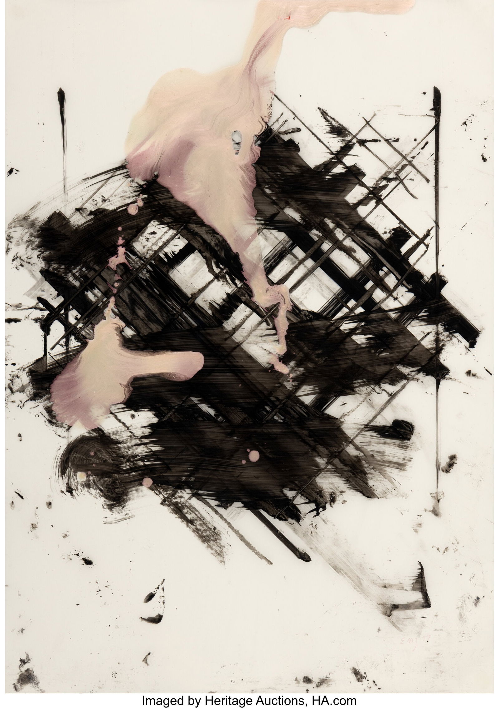 Ed Moses (1926-2018) Cat-Bo #1, 1997 Mixed media (1 of 3)