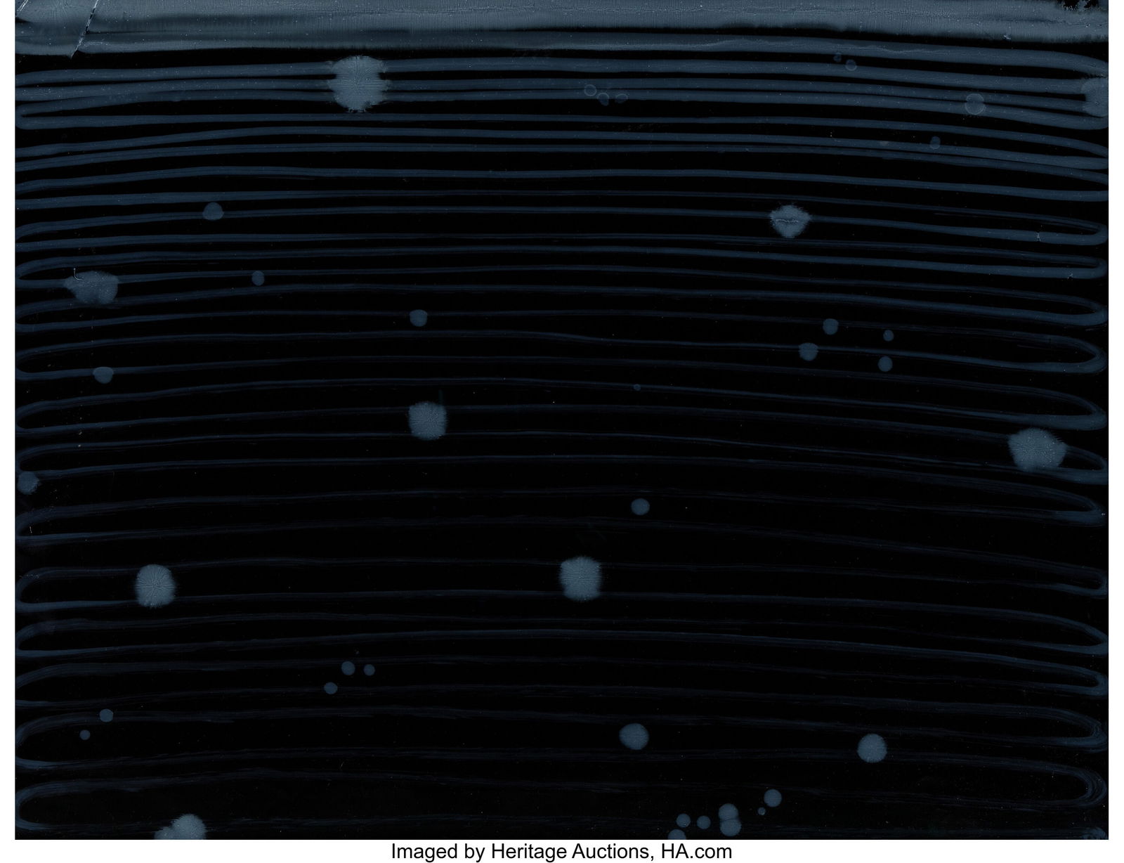 Jacqueline Humphries (b. 1960) Untitled, 1999 Wh: Jacqueline Humphries (b. 1960) Untitled, 1999 White ink on black paper 20 x 26 inches (50.8 x 66.0 cm) (sheet) Signed and dated on the reverse&