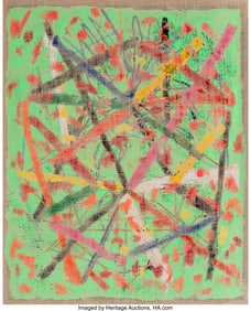 37079: Evan Nesbit (b. 1985) Saccadic Rhythm, 2012 Acry