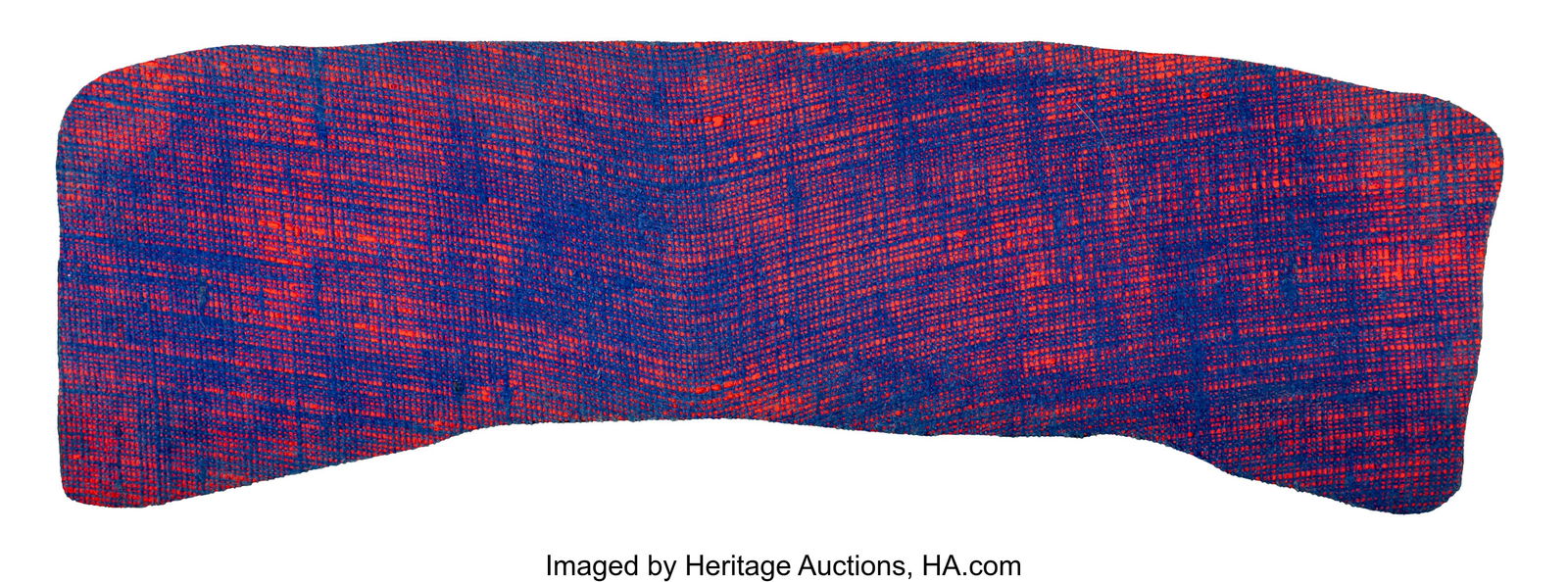 Evan Nesbit (b. 1985) Spacious, 2012 Acrylic and: Evan Nesbit (b. 1985) Spacious, 2012 Acrylic and burlap on panel 8 x 24 inches (20.3 x 61.0 cm) Signed and dated on the reverse: Evan Nesbit 2012 