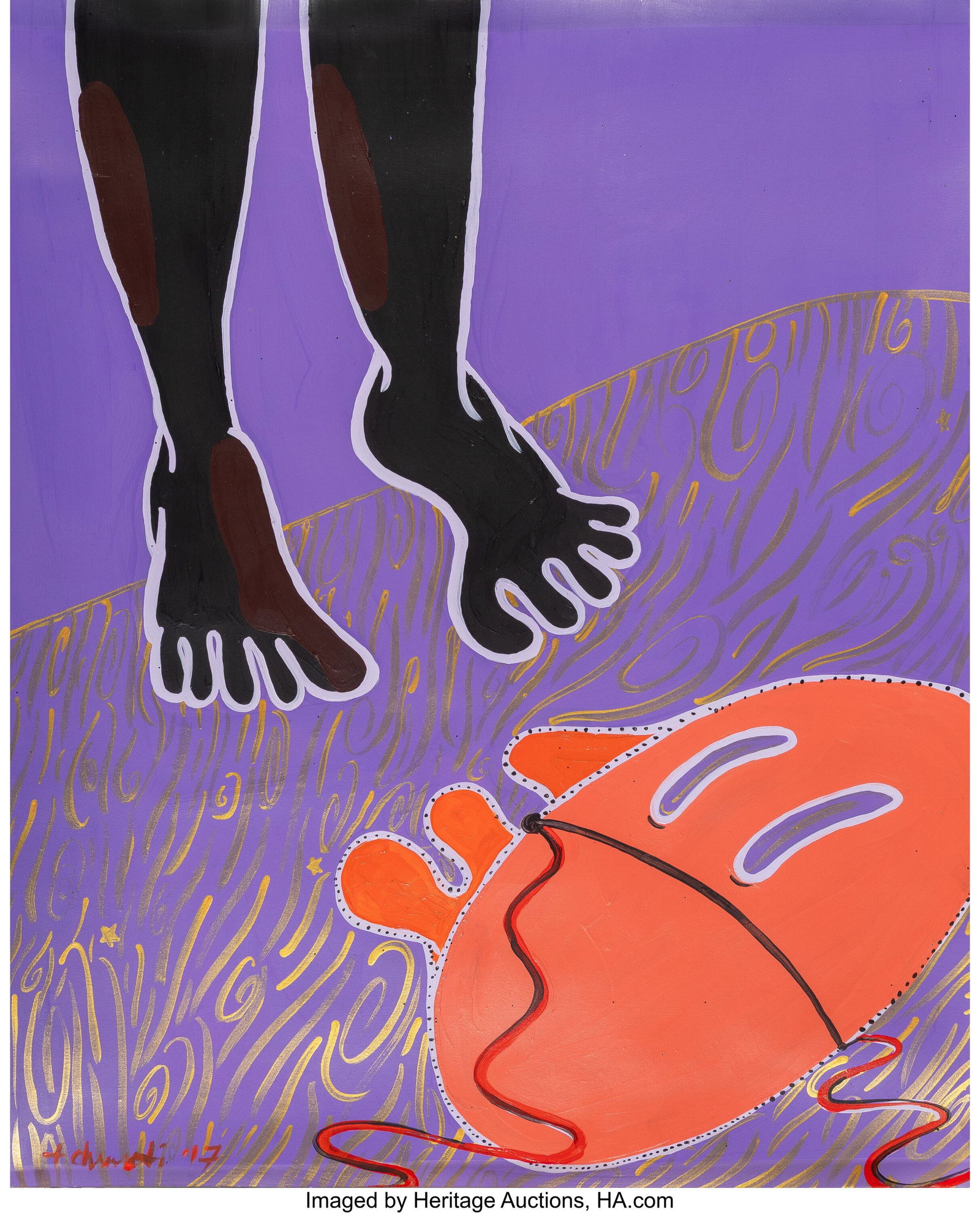 Theresa Chromati (b. 1992) Away From a Mask 1, 2 (1 of 2)