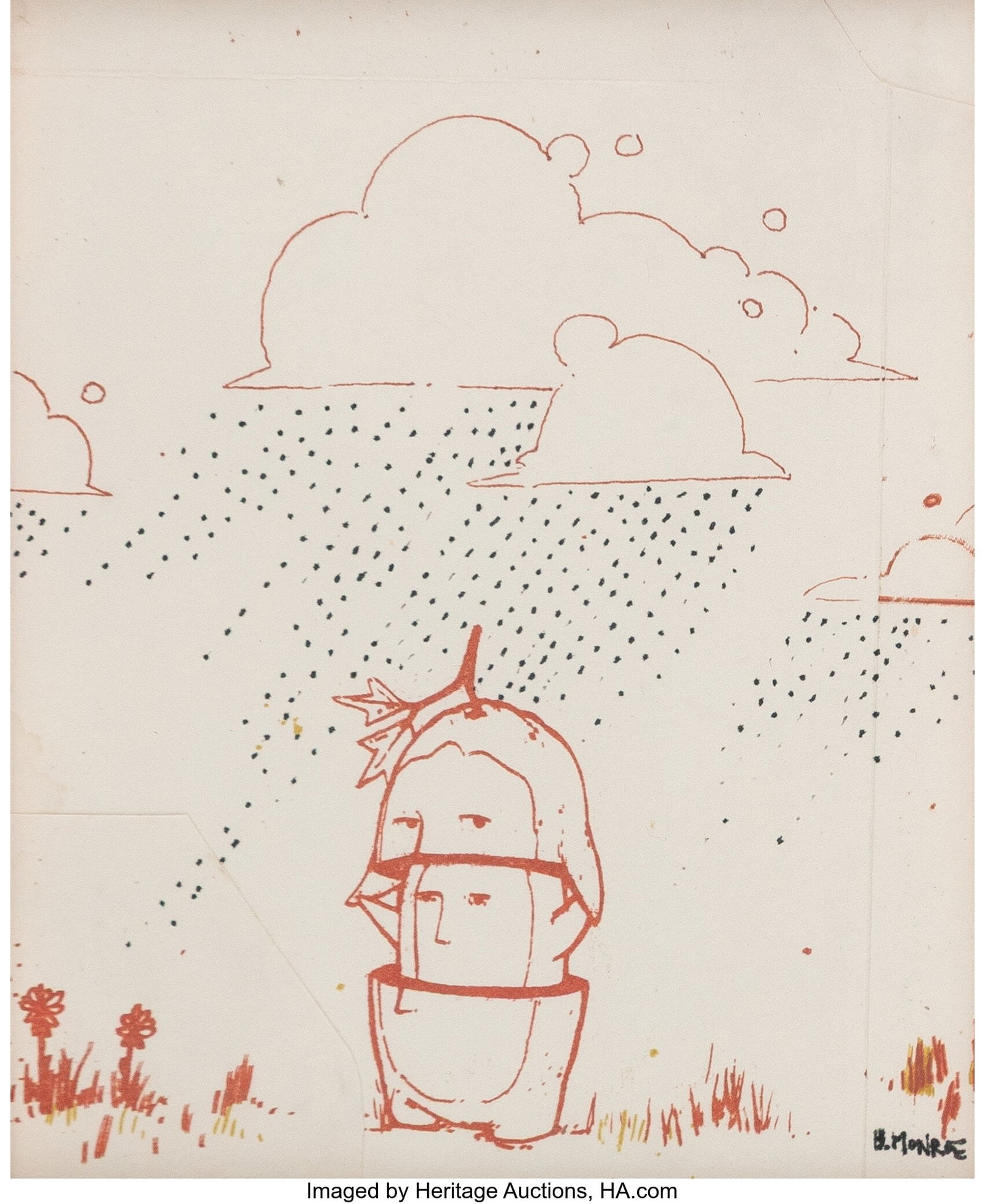 Brendan Monroe (b. 1980) Untitled (Nesting Sour) (1 of 2)