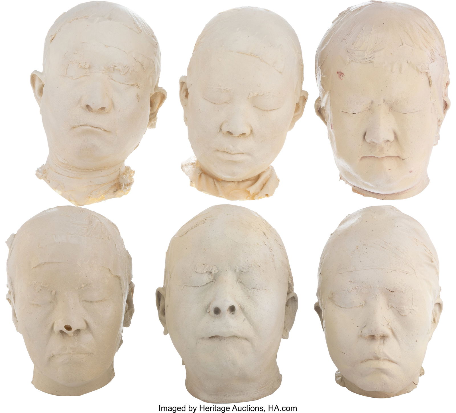 Zhang Dali (b. 1963) New People (six unique cast (1 of 4)