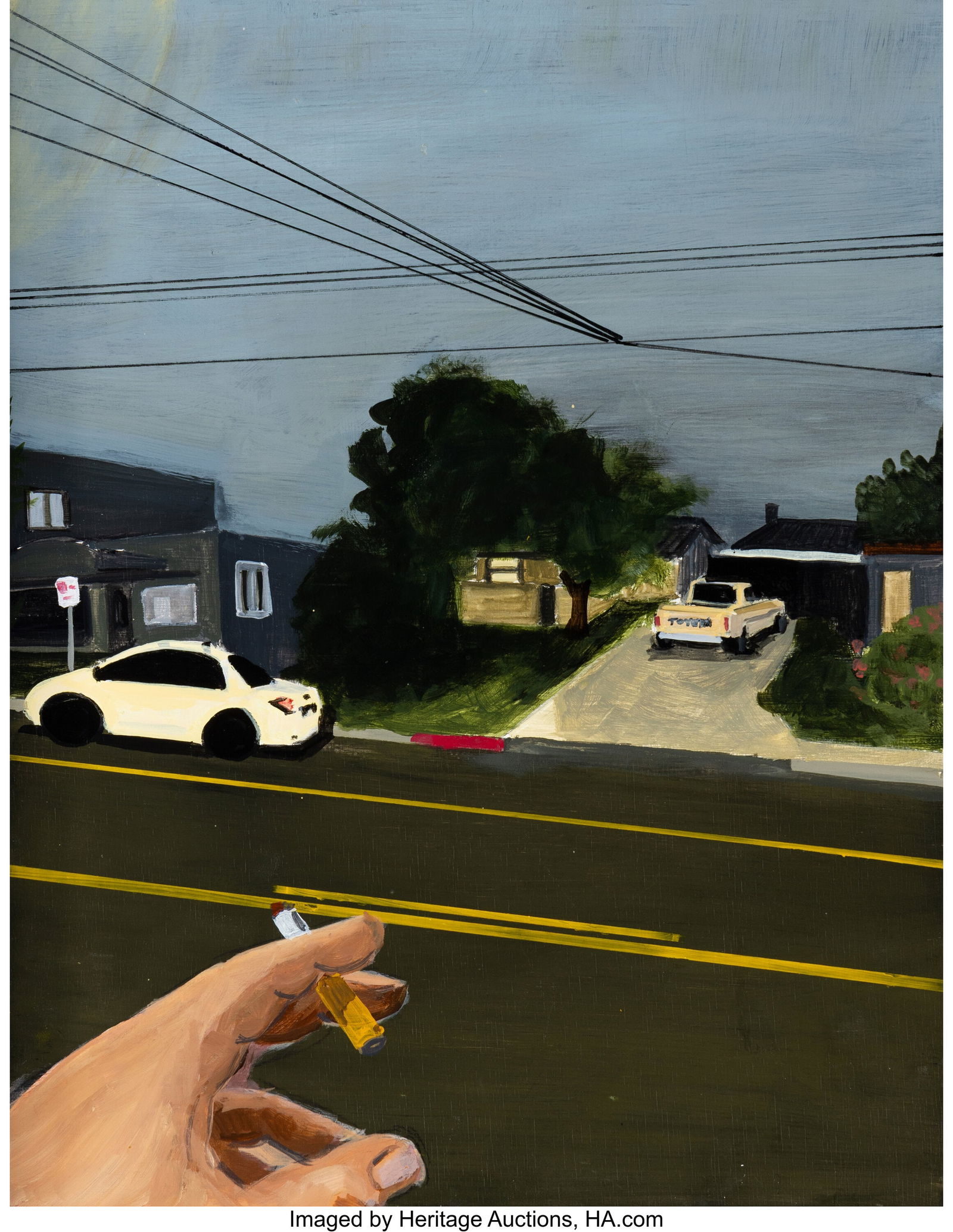 Jake Sheiner (b. 1986) Scene from my Quarantine (1 of 3)