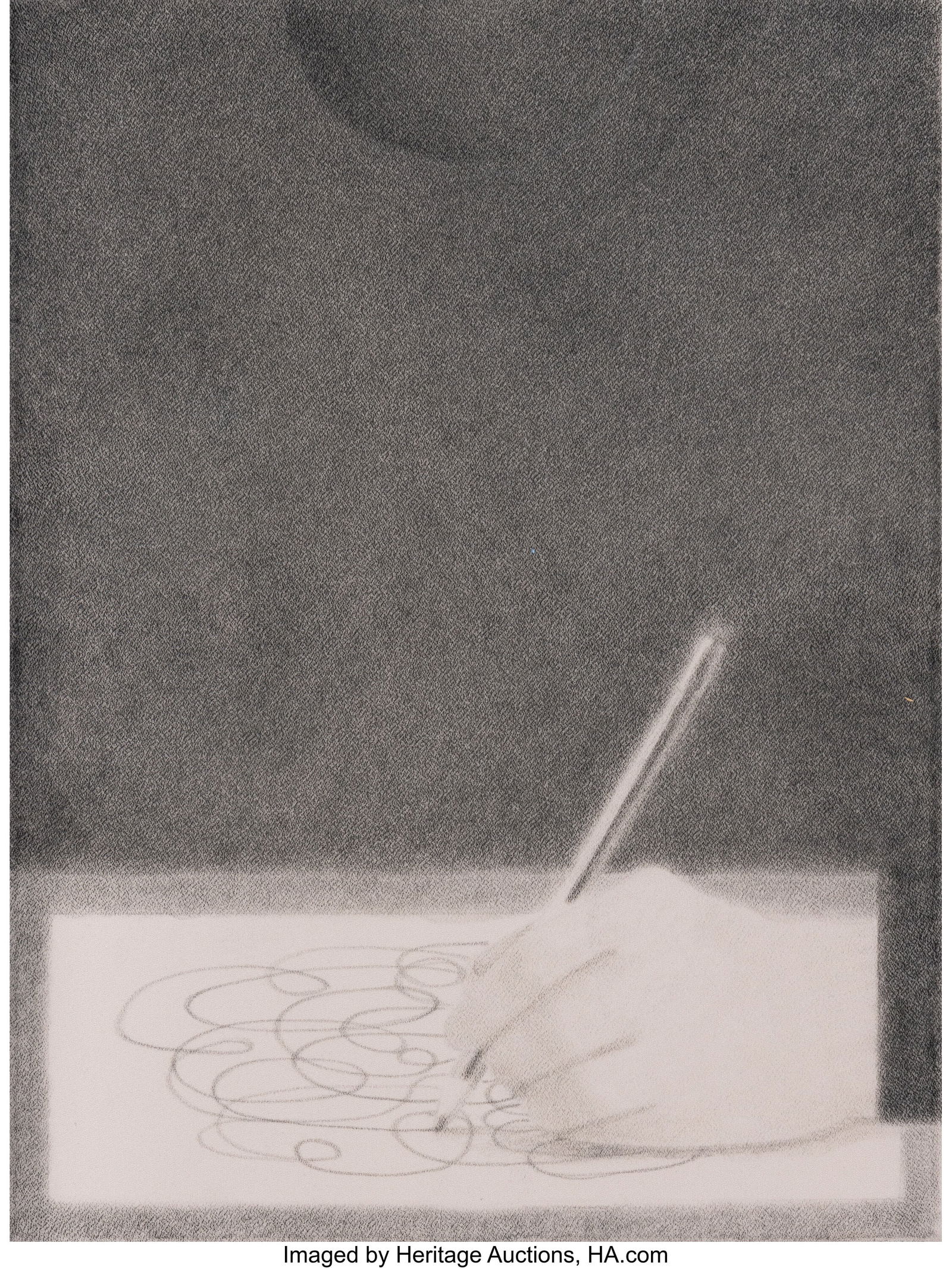 Johnny Izatt-Lowry (b. 1995) Self Portrait, Draw (1 of 3)