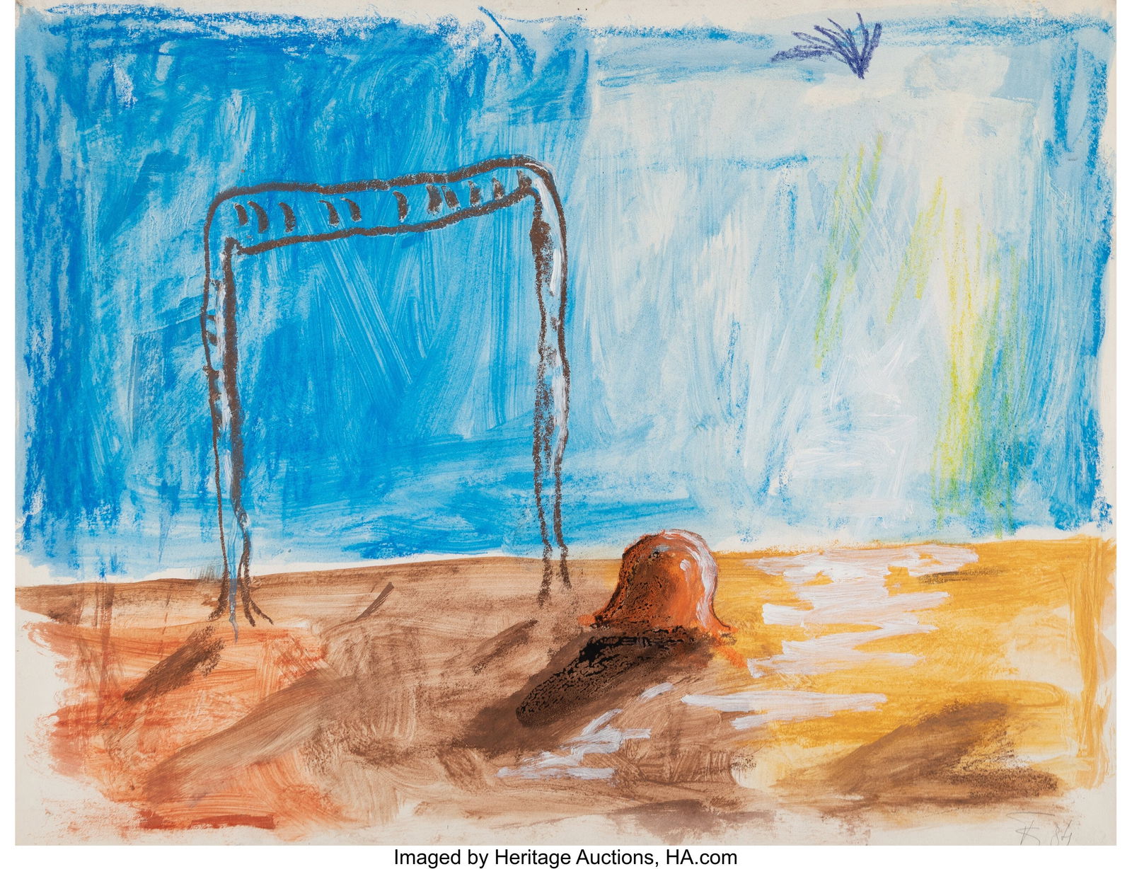 Stefan Triffa (b. 1955) Summer; Woman and Cow; T (1 of 4)