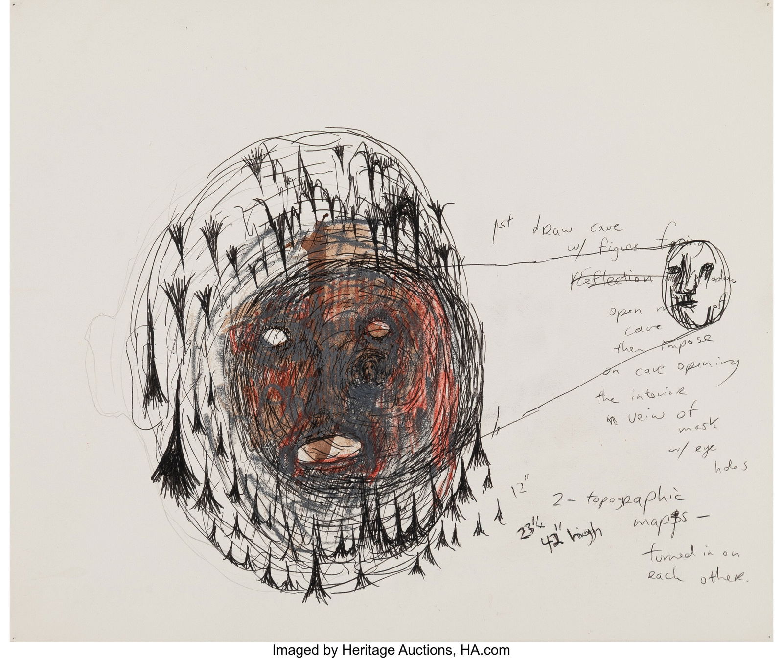 Eric Schnell (b. 1968) Untitled (two works), 199 (1 of 3)