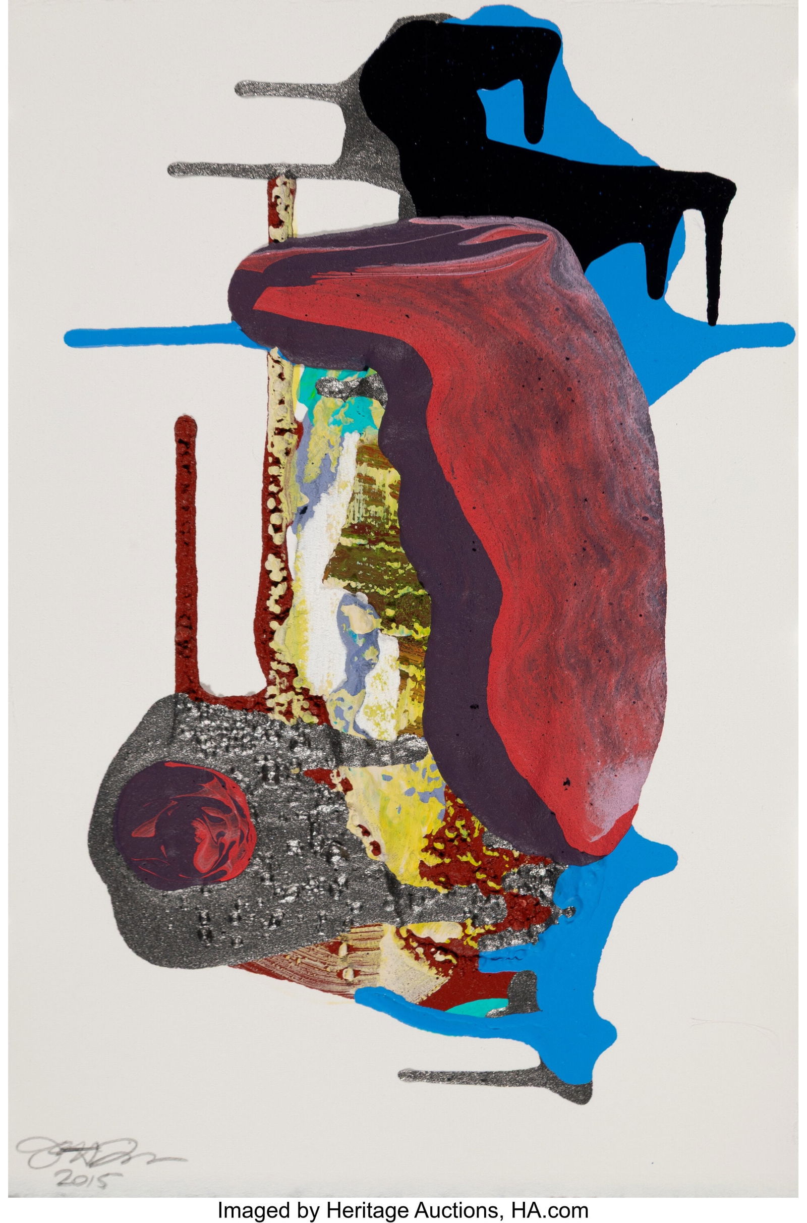 Jeffrey Gibson (b. 1972) Untitled, 2015 Mixed me (1 of 3)