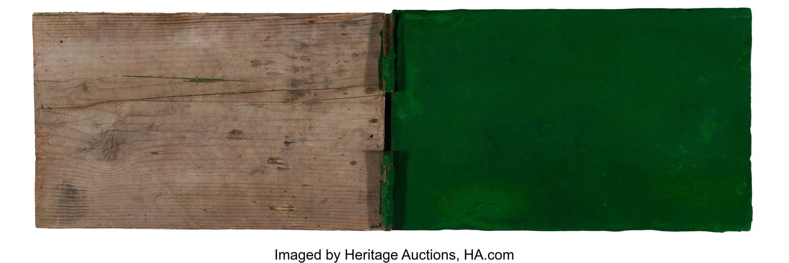 Johannes Girardoni (b. 1961) Untitled, 1991 Pain: Johannes Girardoni (b. 1961) Untitled, 1991 Painted and hinged wood blocks 30 x 9-1/4 x 2-1/2 inches (76.2 x 23.5 x 6.3 cm) (overall&