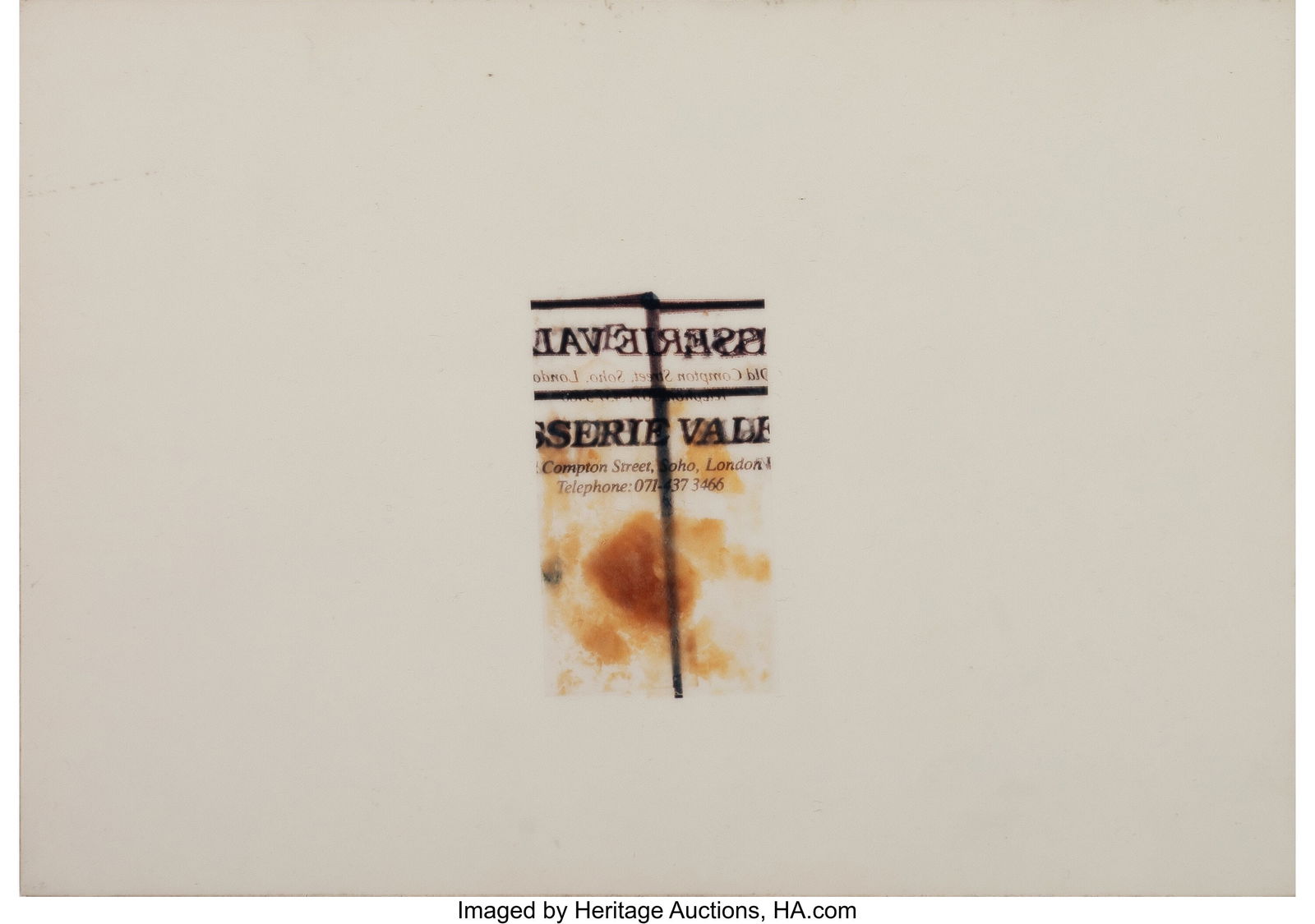 Christine Borland (1965) Small Objects That Save (1 of 3)