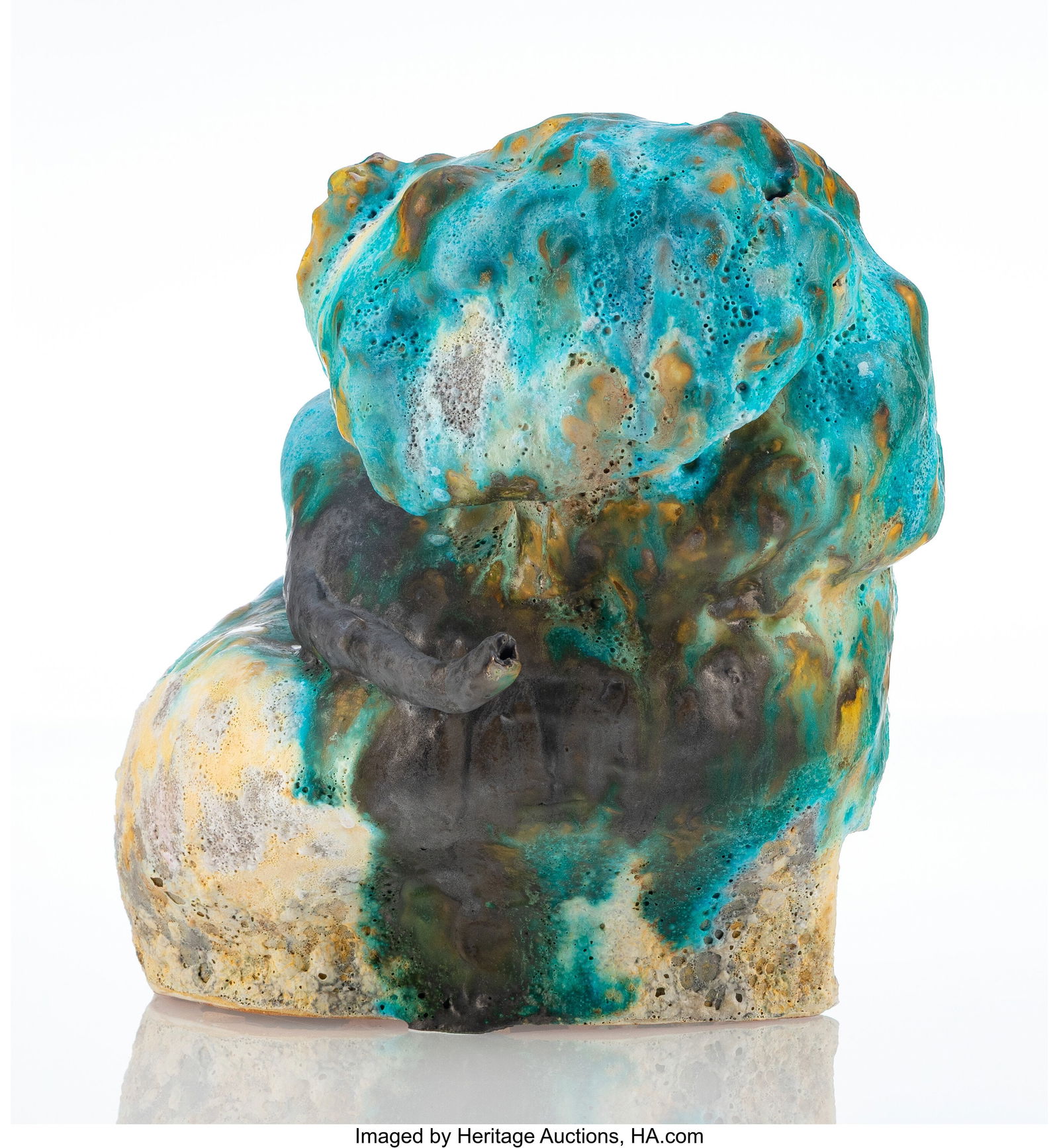 Arlene Shechet (b. 1951) Untitled Glazed ceramic (1 of 3)