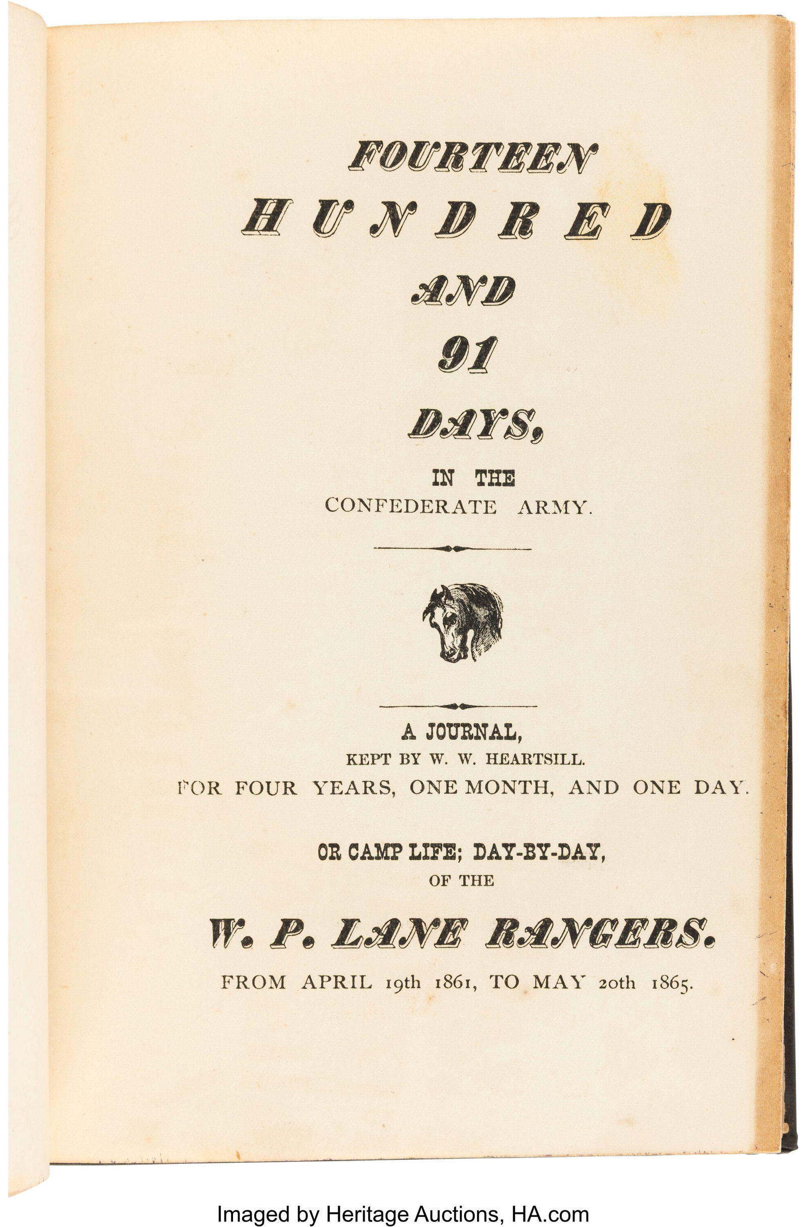 W[illiam]. W[illiston]. Heartsill. Fourtee (1 of 6)