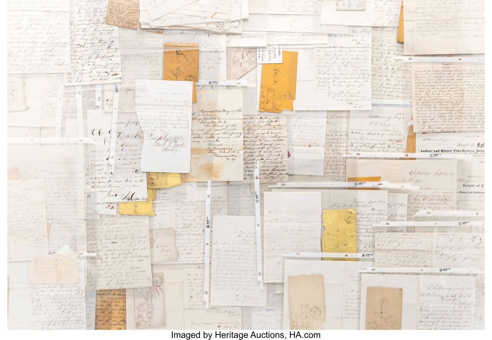 Archive of Early Baseball Club Secretary Homer E (1 of 6)