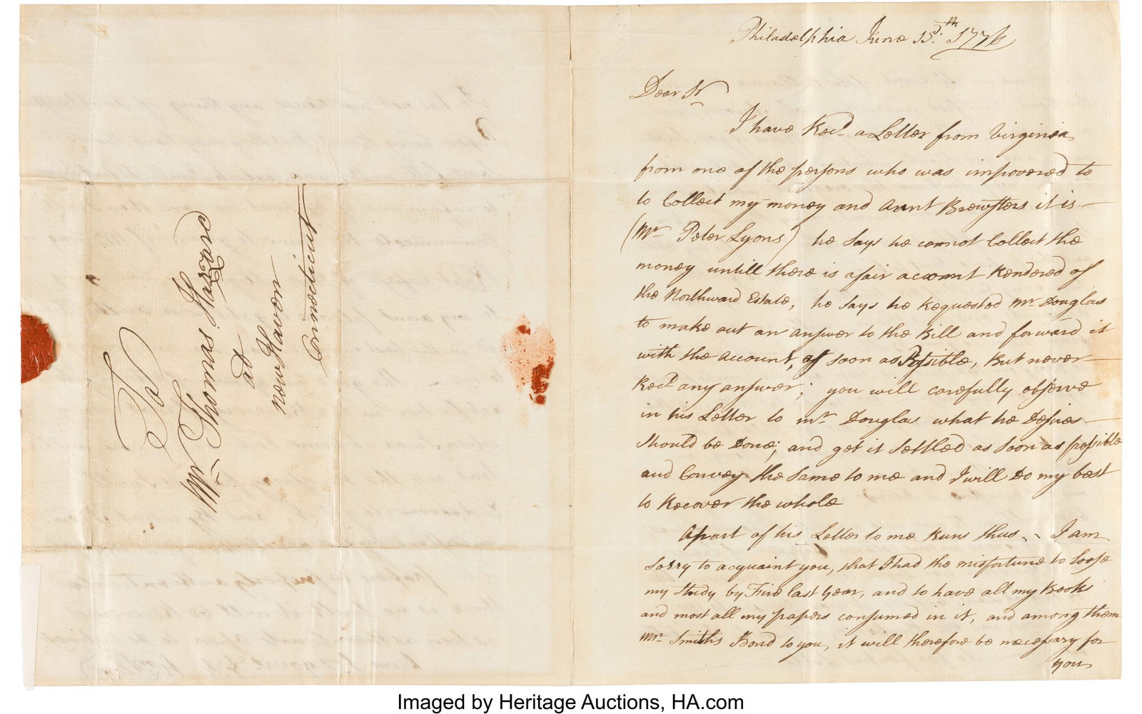 Declaration Signer William Floyd Autograph Lette (1 of 2)