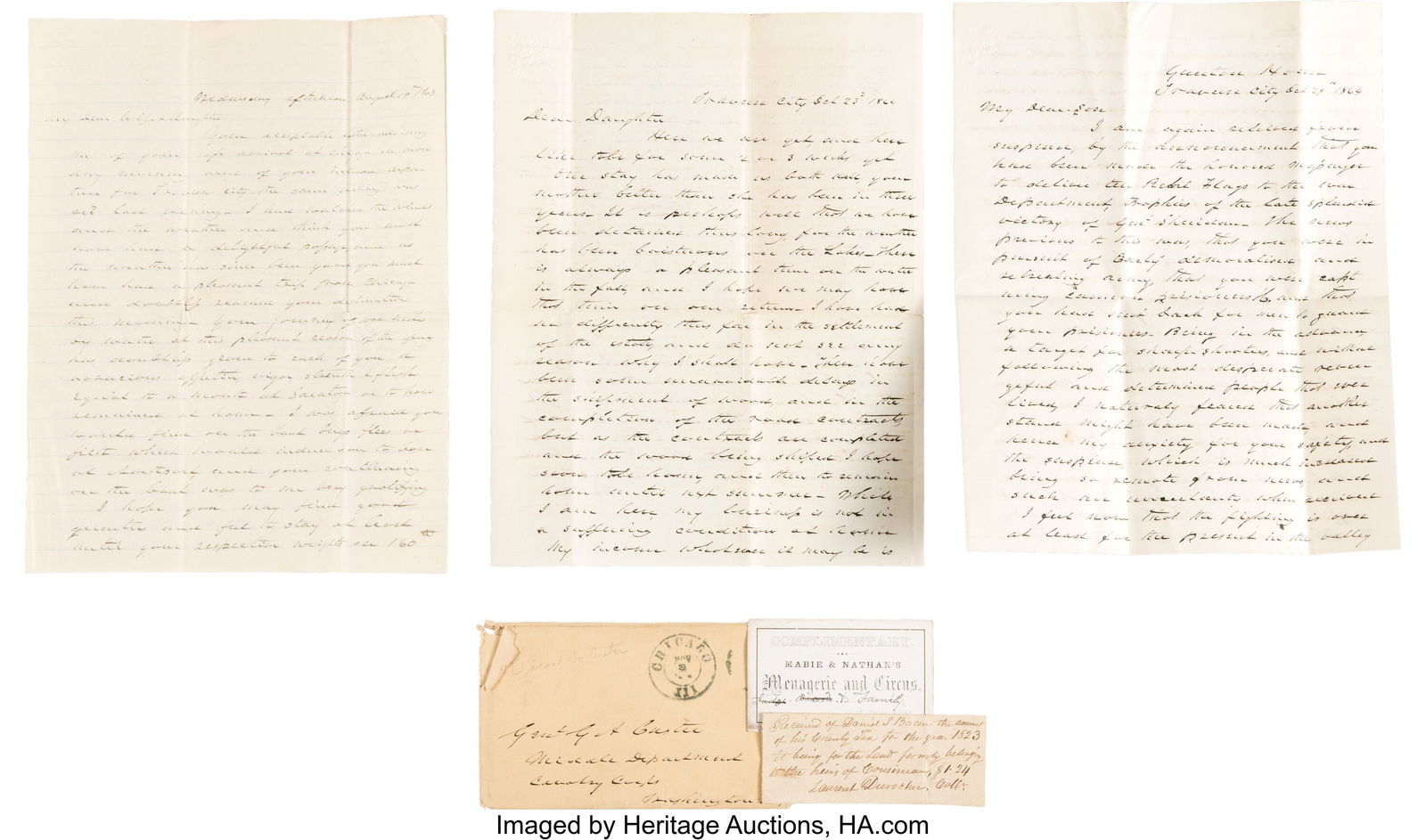 Daniel Bacon Letters to George and Elizabeth Cus (1 of 3)