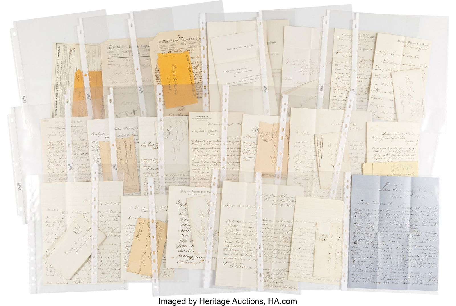 Archive of Letters, Telegrams and Invitations Ad (1 of 2)