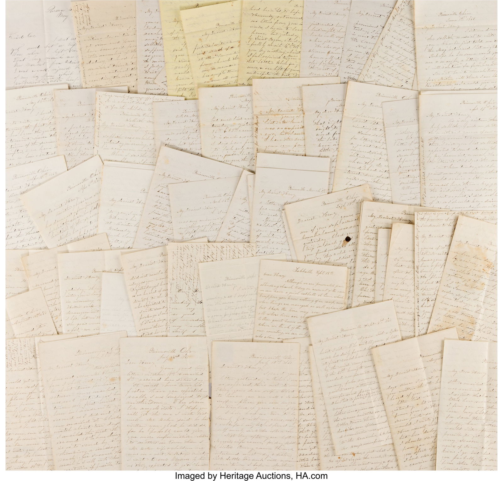 Civil War Home Front Letter Archive from Ohio. F (1 of 1)