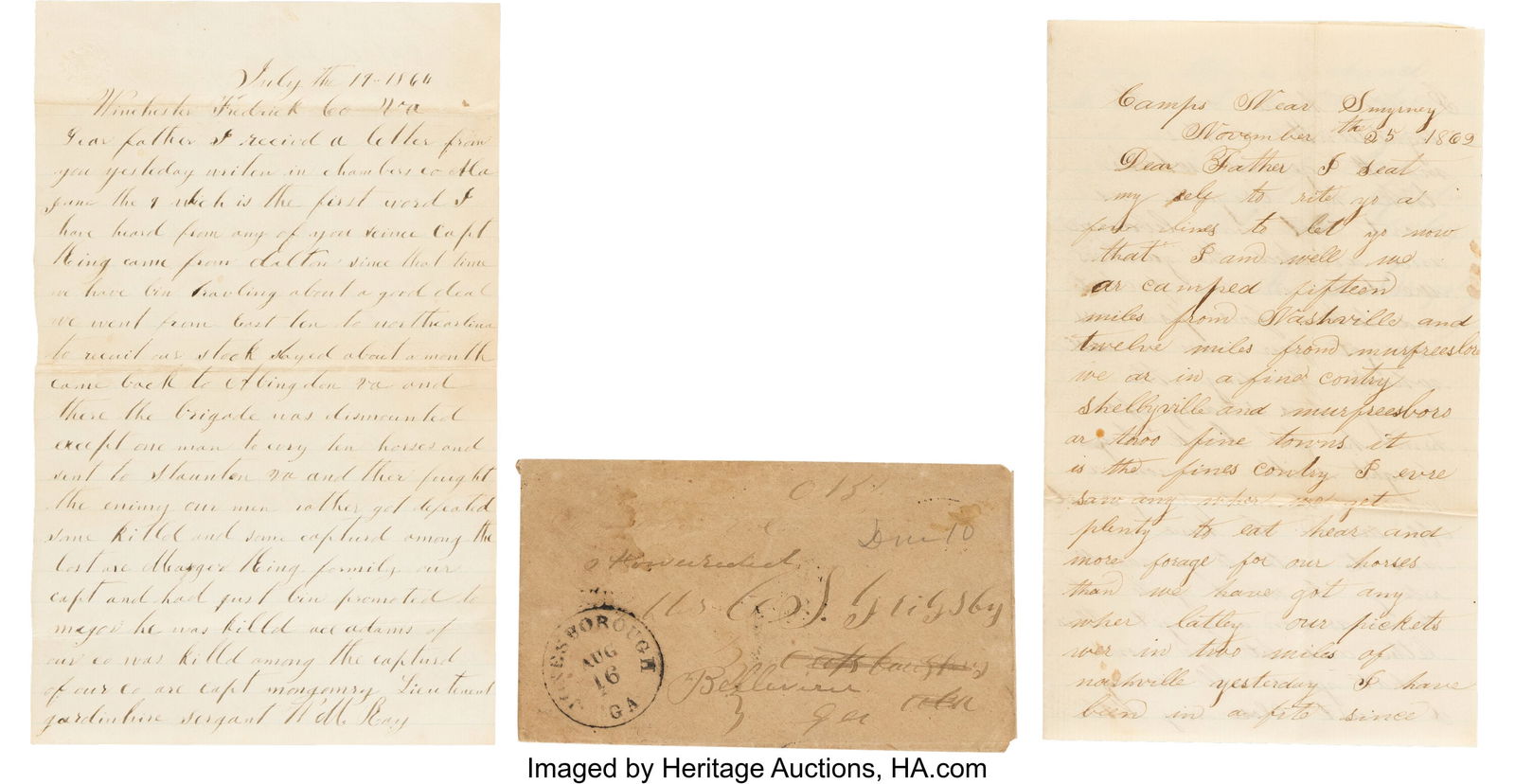 [Confederate States of America]. Civil War Soldi (1 of 7)