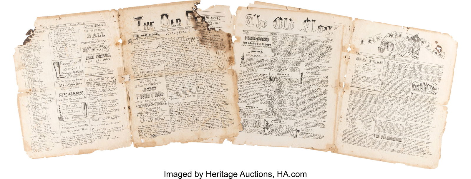 [Civil War]. Three issues of The Old Flag. Three (1 of 7)