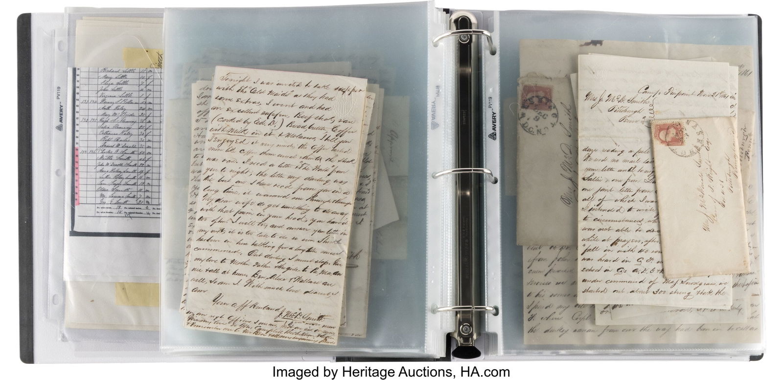 Civil War Soldier's Letter Archive by John McDon (1 of 4)