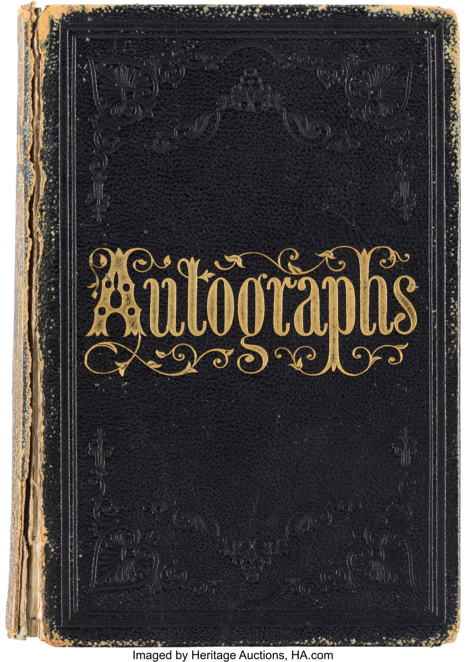 Late Nineteenth-century Autograph Album Compiled (1 of 10)