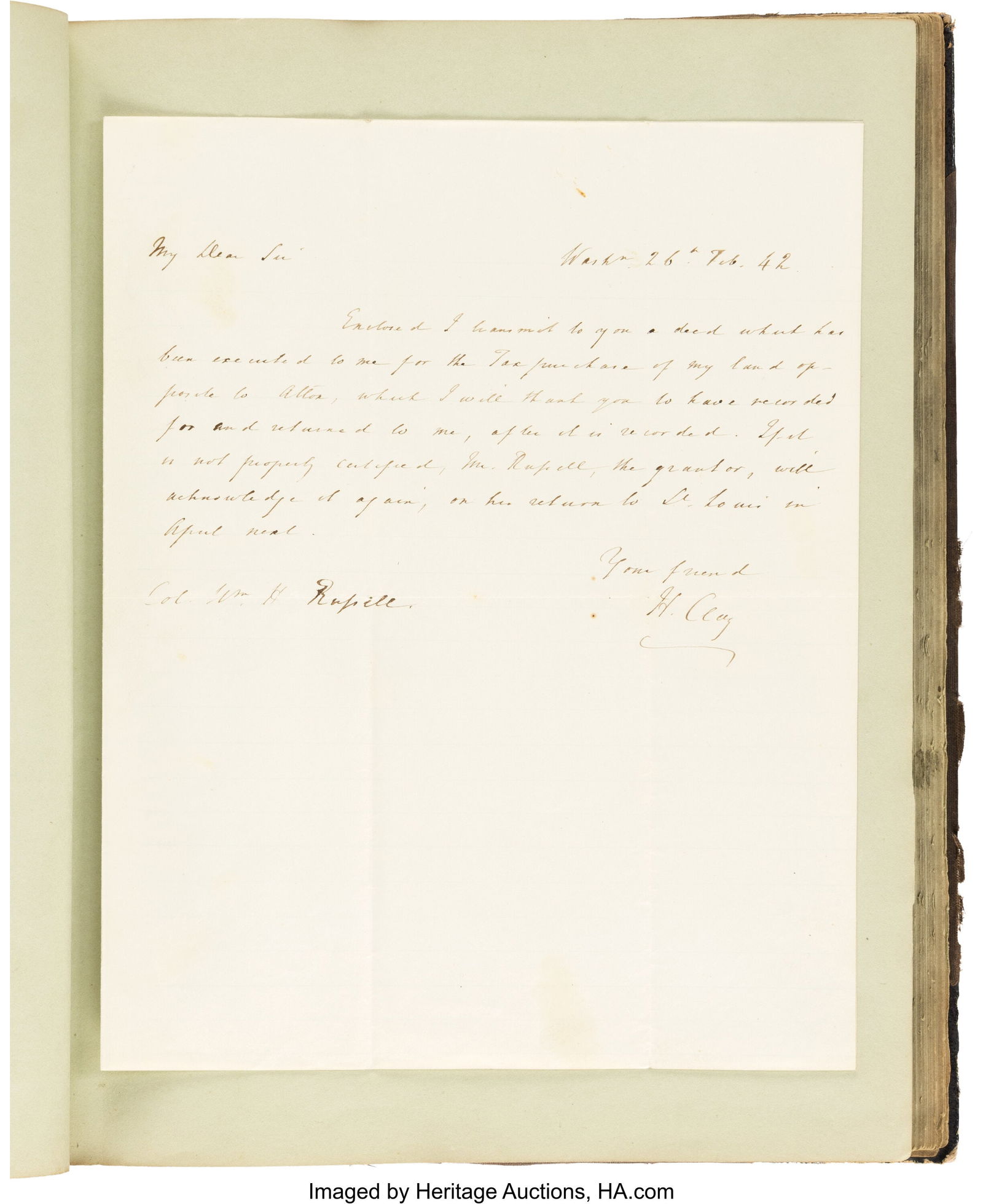 Scrapbook Containing Assorted Letters Addressed - 2