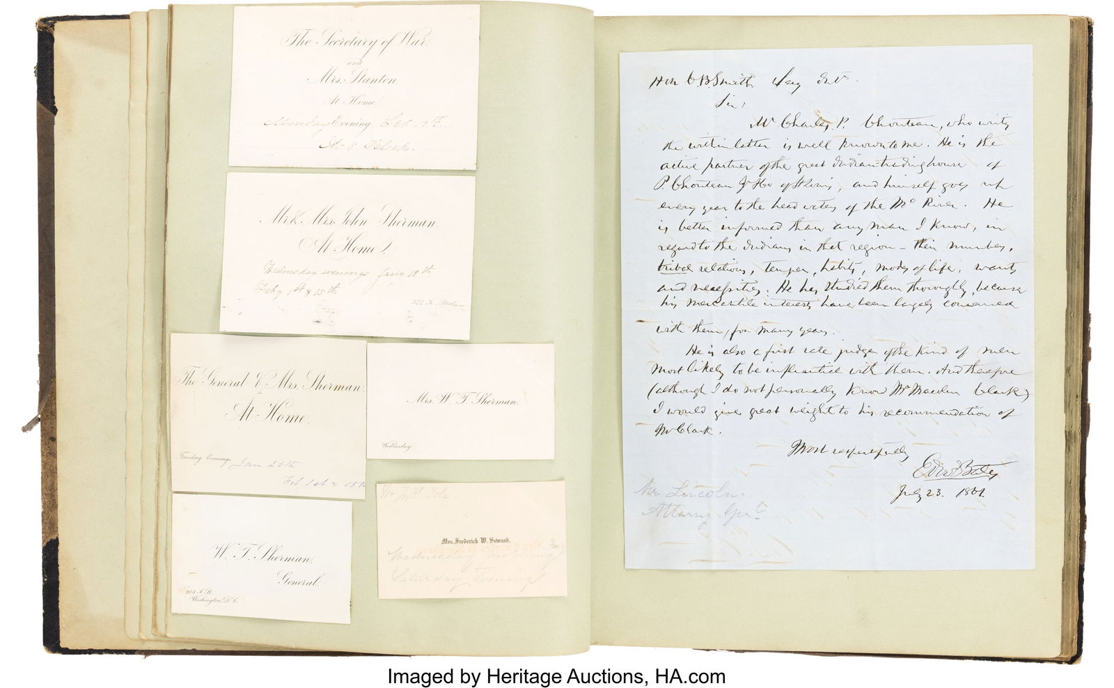 Scrapbook Containing Assorted Letters Addressed - 8