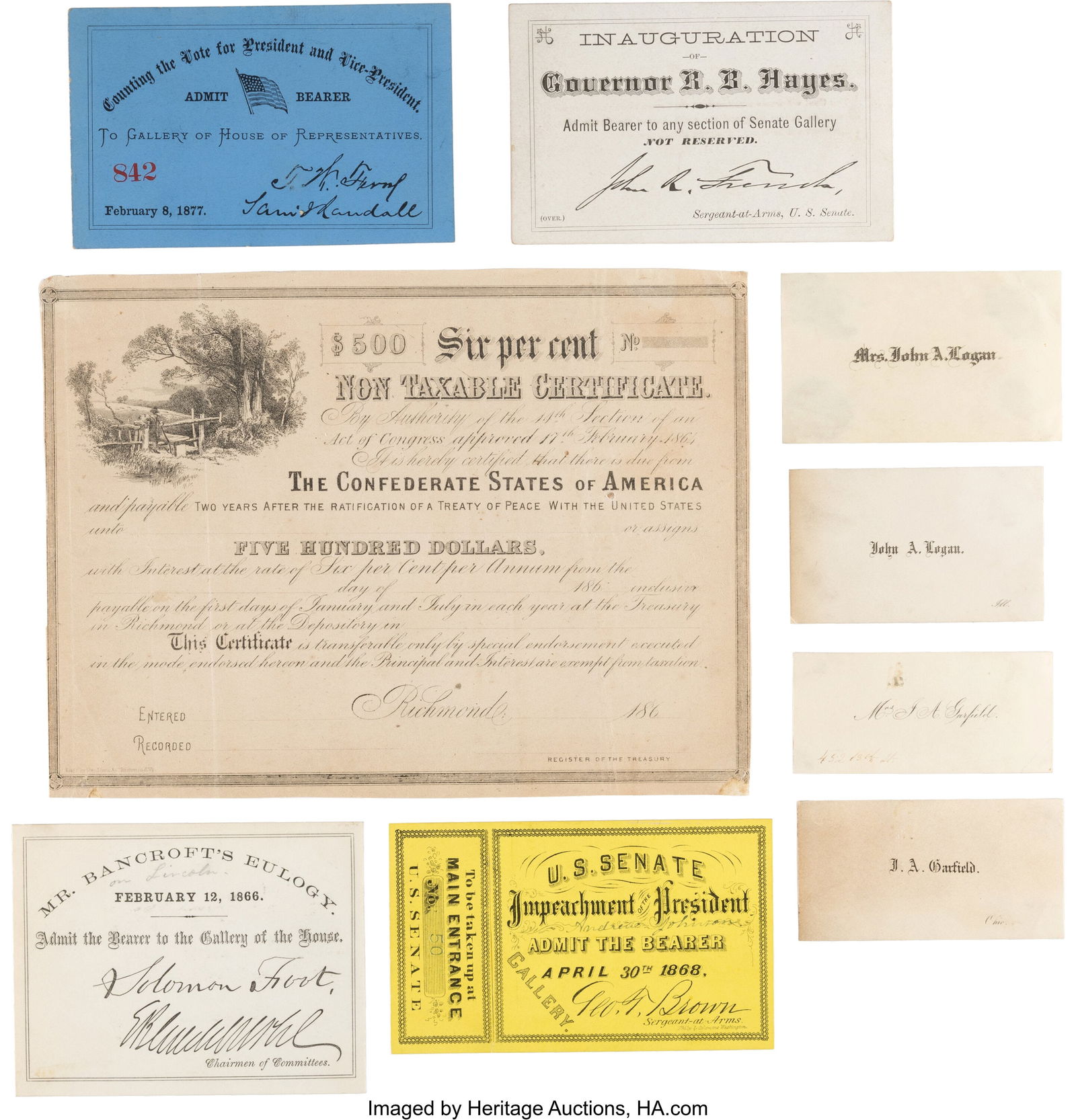 Group Lot of Items Belonging to William and Eliz (1 of 7)