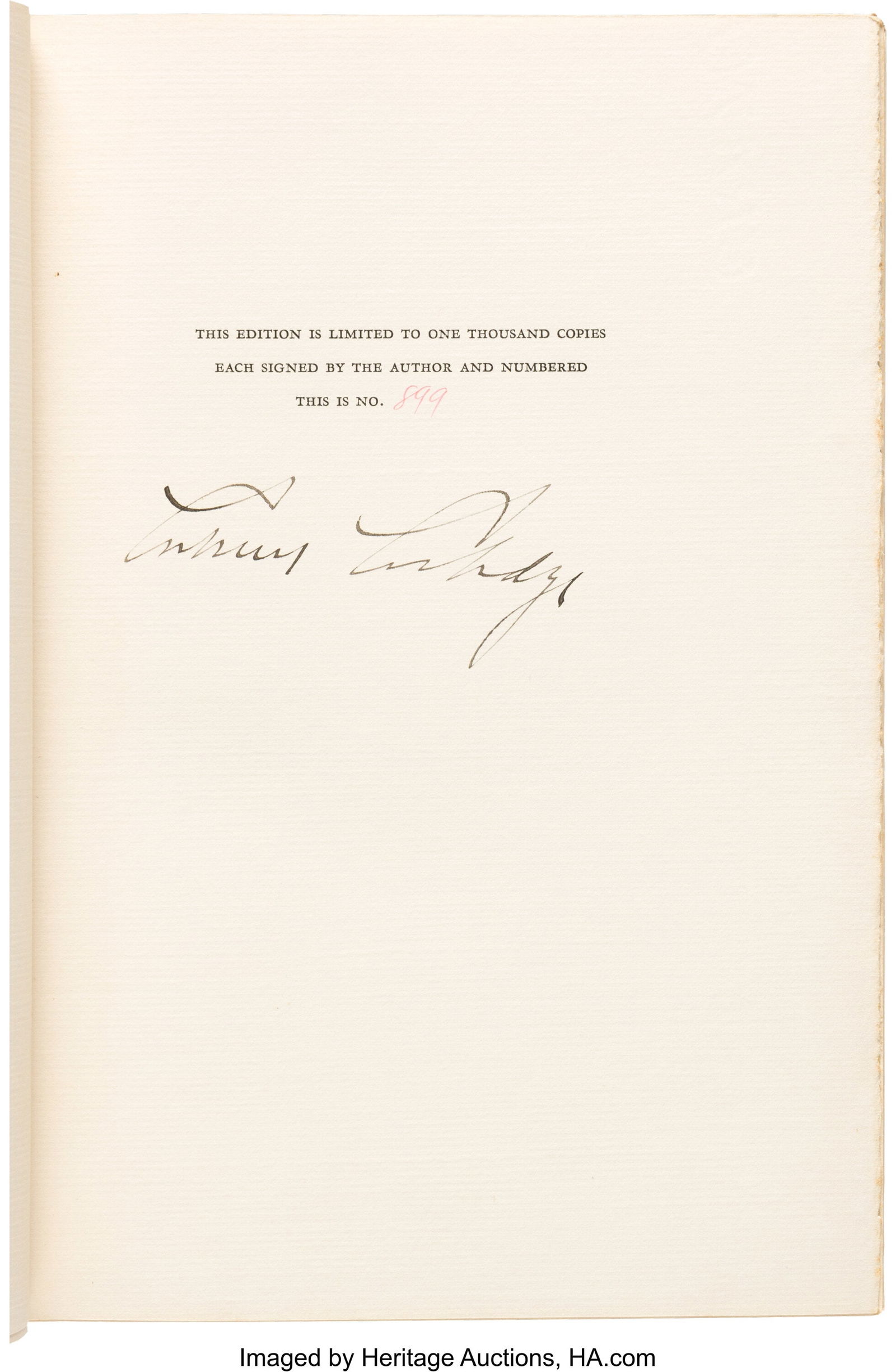 Calvin Coolidge Signed Copy of The Autobiography (1 of 4)