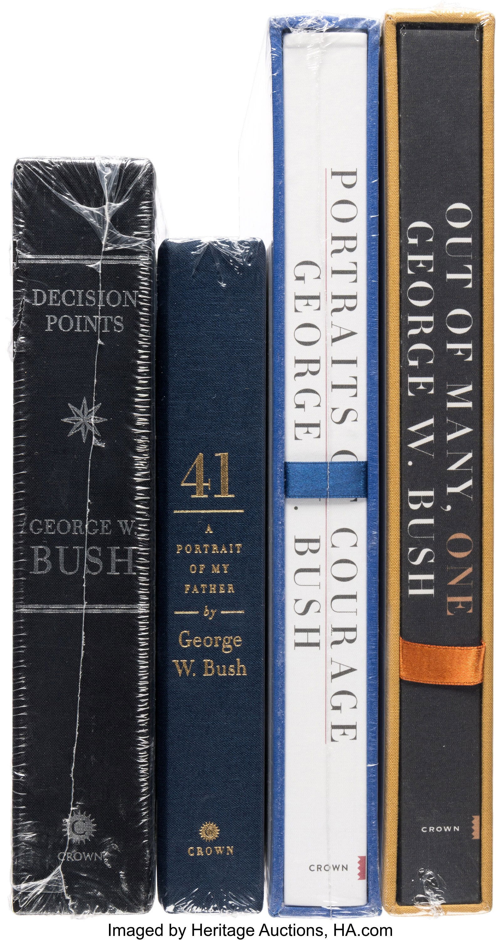 George W. Bush Signed Books (4). Includes: Dec (1 of 2)