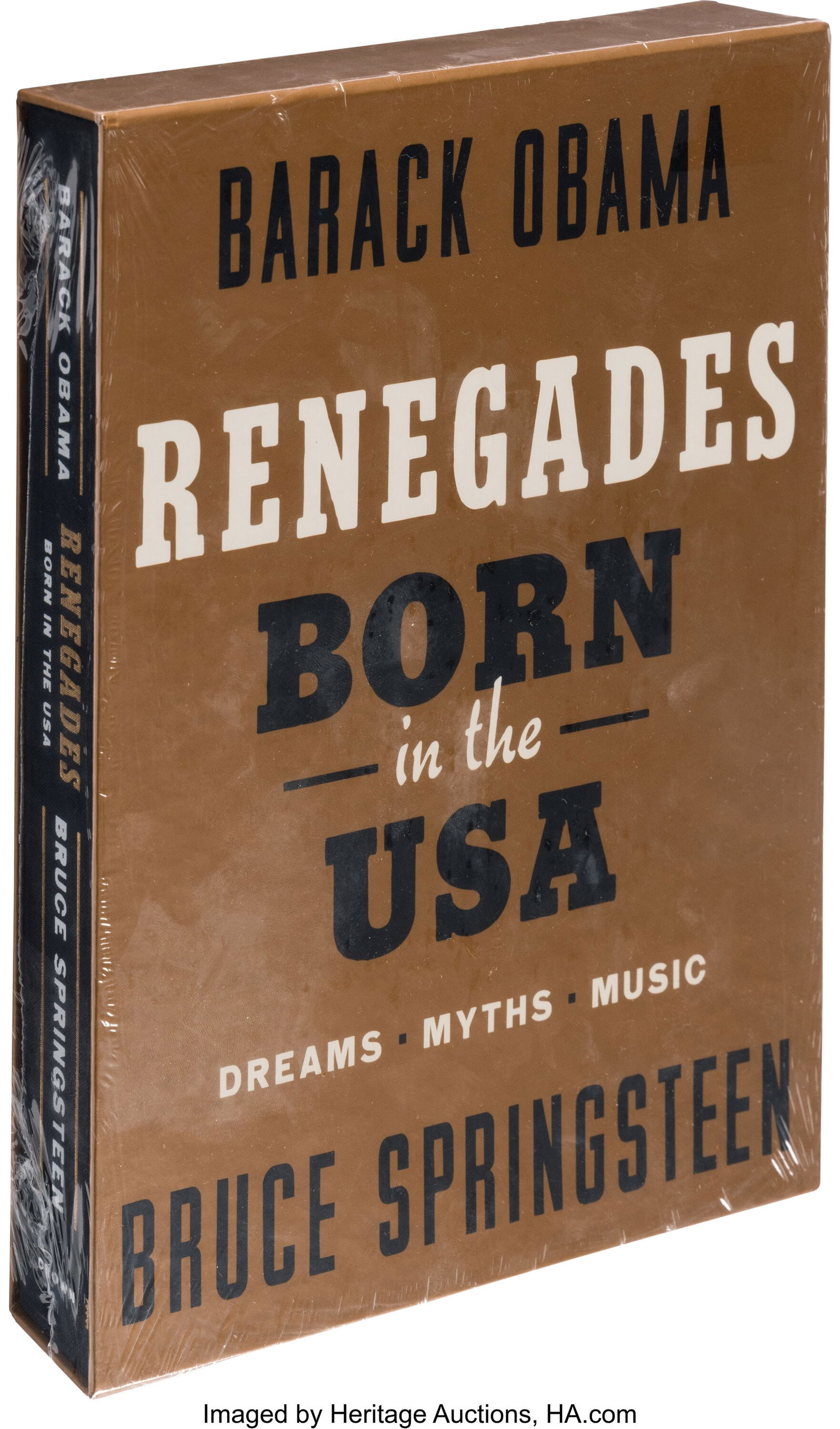 Barack Obama and Bruce Springsteen Signed Copy o (1 of 2)