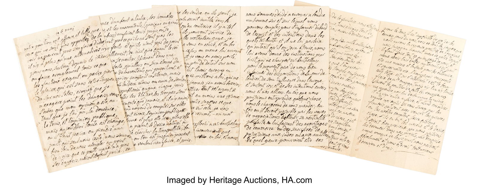 Marie Antoinette Autograph Letter. Eleven pages (1 of 9)