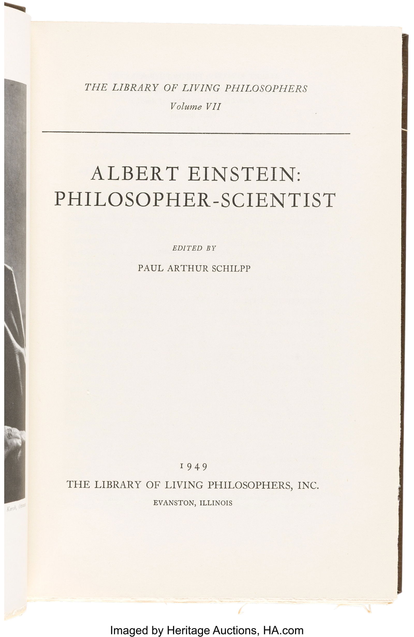 Albert Einstein Signed Copy of Albert Einstein - 3