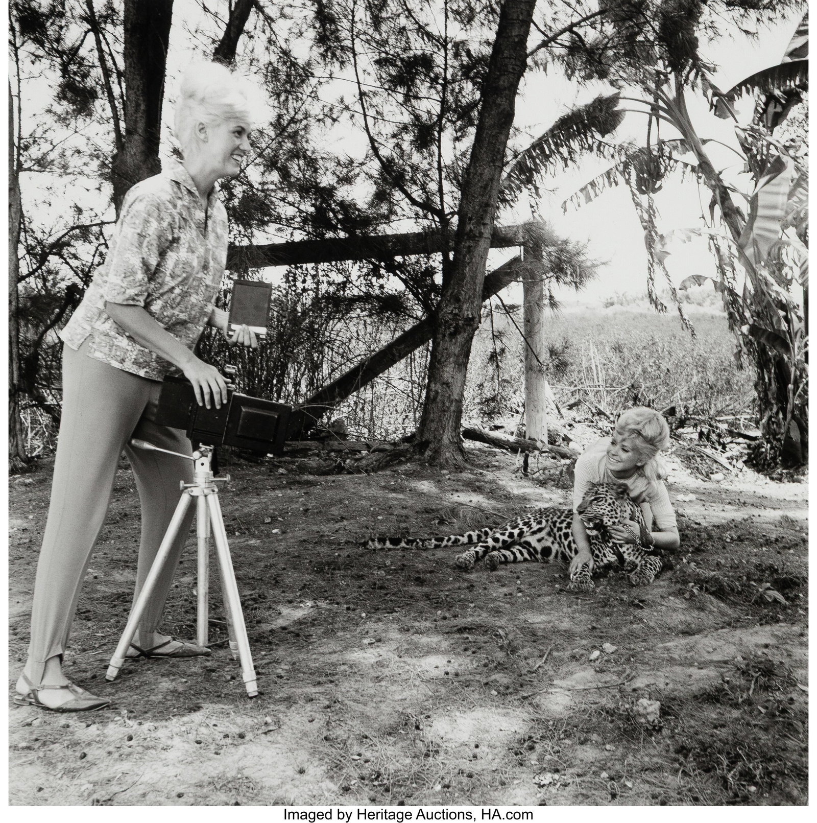 Bunny Yeager (American, 1929-2014) Bunny and Ela (1 of 3)