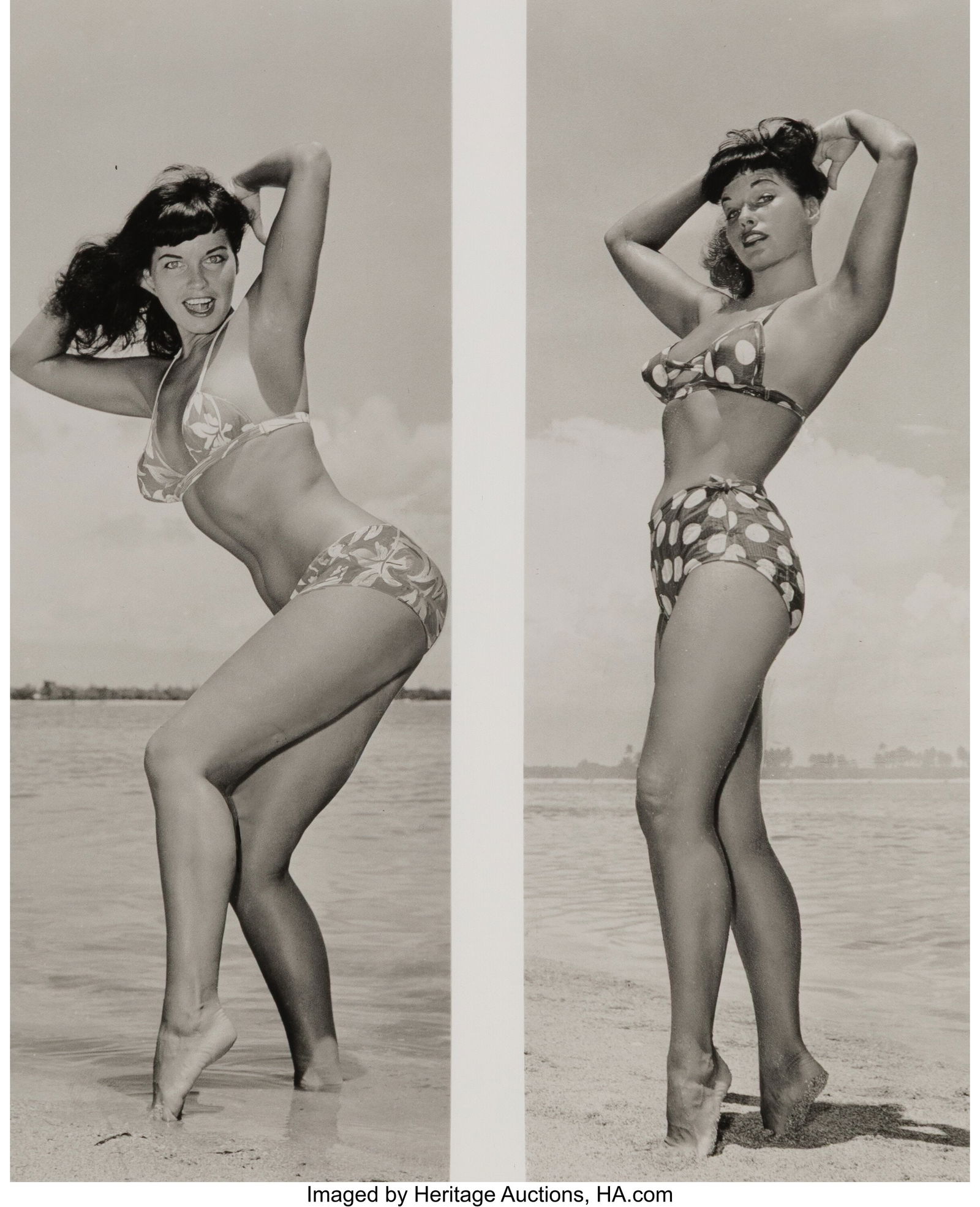 Bunny Yeager (American, 1929-2014) Bettie Page (: Bunny Yeager (American, 1929-2014) Bettie Page (approximately 21 items), 1950s Gelatin silver prints, gelatin silver contact prints, and copy transparencies