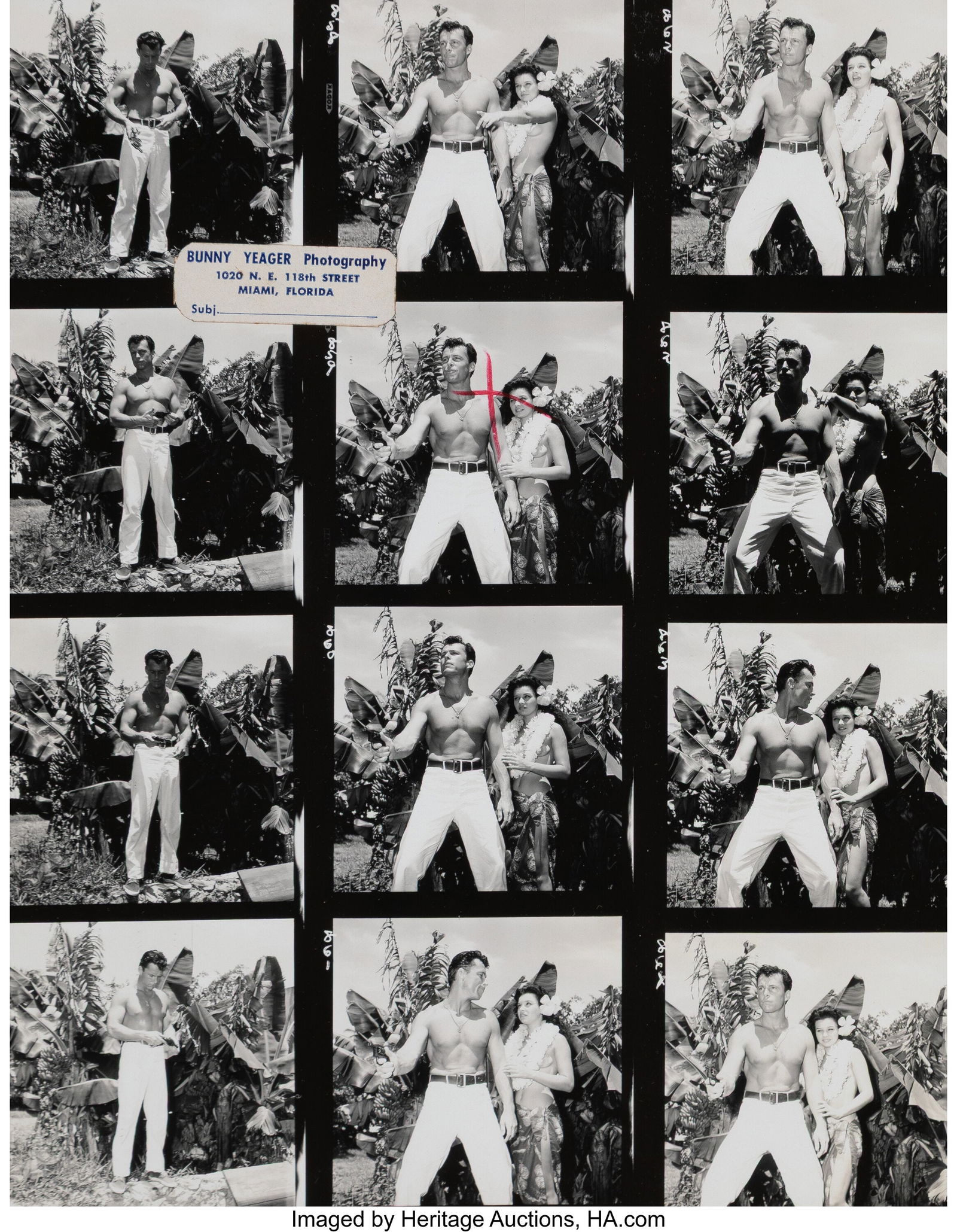 Bunny Yeager (American, 1929-2014) Pagan Island (1 of 7)