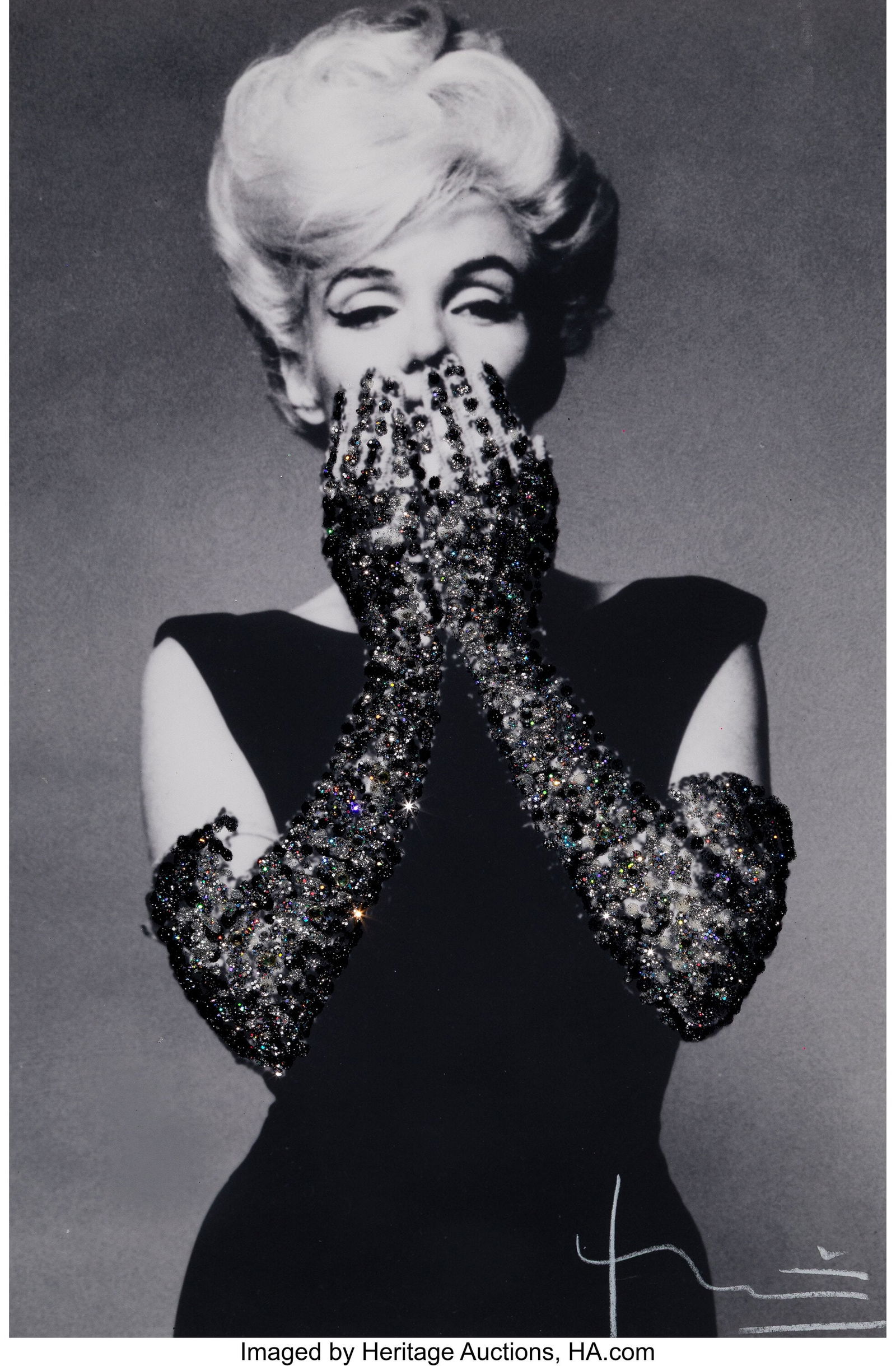 Bert Stern (American, 1929-2013) Marilyn in Jewe: Bert Stern (American, 1929-2013) Marilyn in Jeweled Gloves (from The Last Sitting), 1962 Digital pigment print with applied embellishments, printed 2013 18-1/