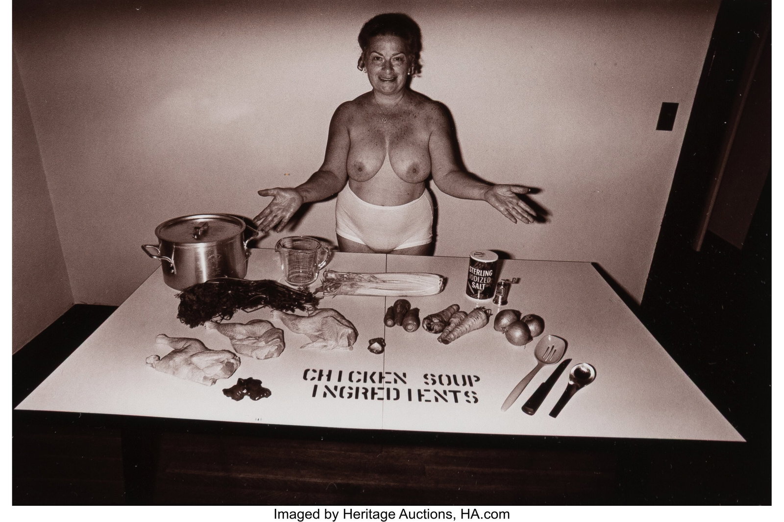 Les Krims (American, b. 1943) Making Chicken Sou (1 of 3)