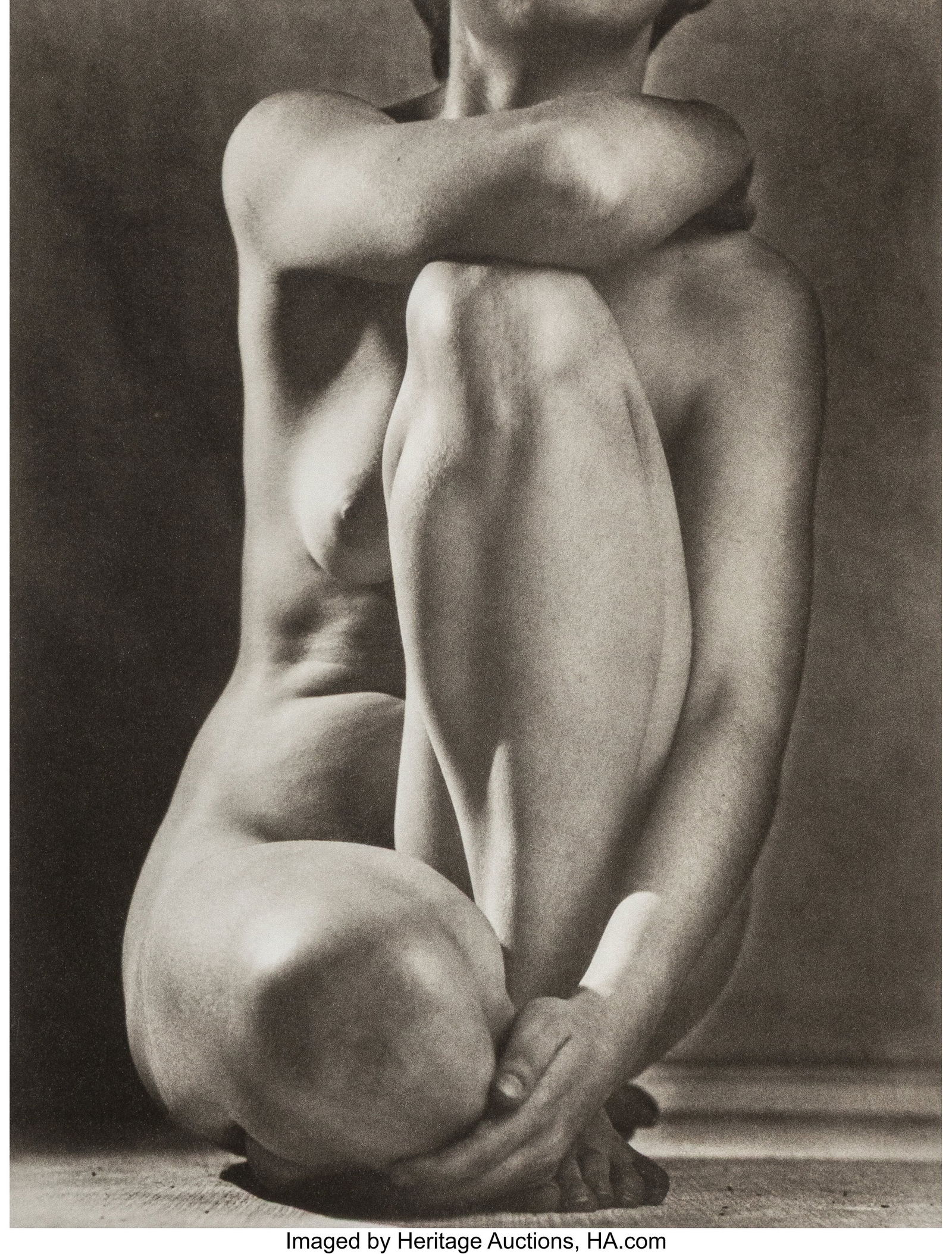 Ruth Bernhard (American, 1905-2006) Classic Tors: Ruth Bernhard (American, 1905-2006) Classic Torso (from The Year of Tibet portfolio II), 1952 Platinum palladium print, printed later 12-3/4 x 9-1/2 inche