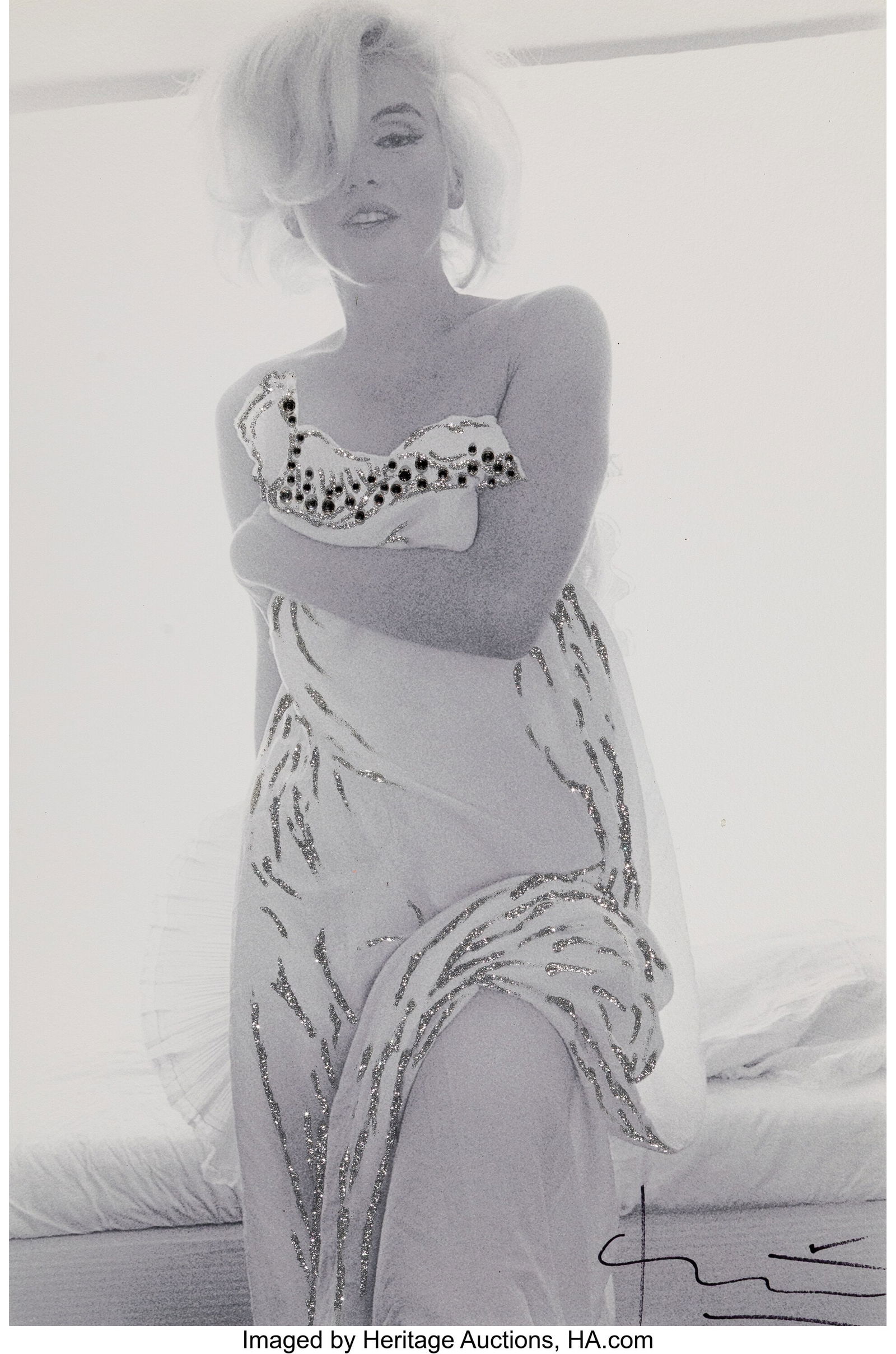 Bert Stern (American, 1929-2013) Marilyn Jeweled: Bert Stern (American, 1929-2013) Marilyn Jeweled (from The Last Sitting), 1962 Digital pigment print with applied glitter and embellishment, printed 2011 18-1&sol